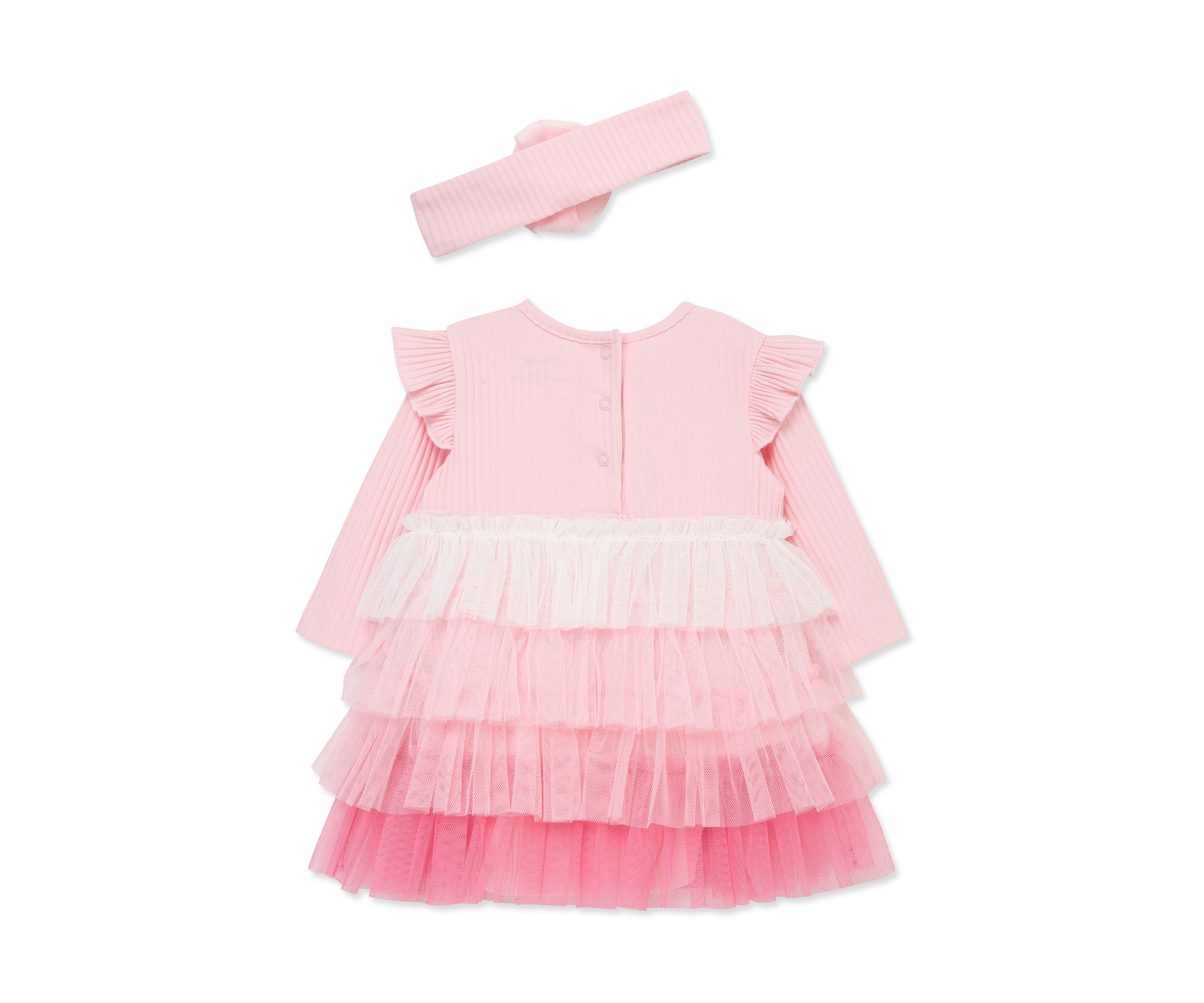 Baby Girls Hearts Ombre Tutu with Headband