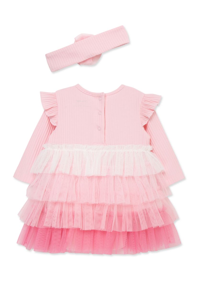 Baby Girls Hearts Ombre Tutu with Headband