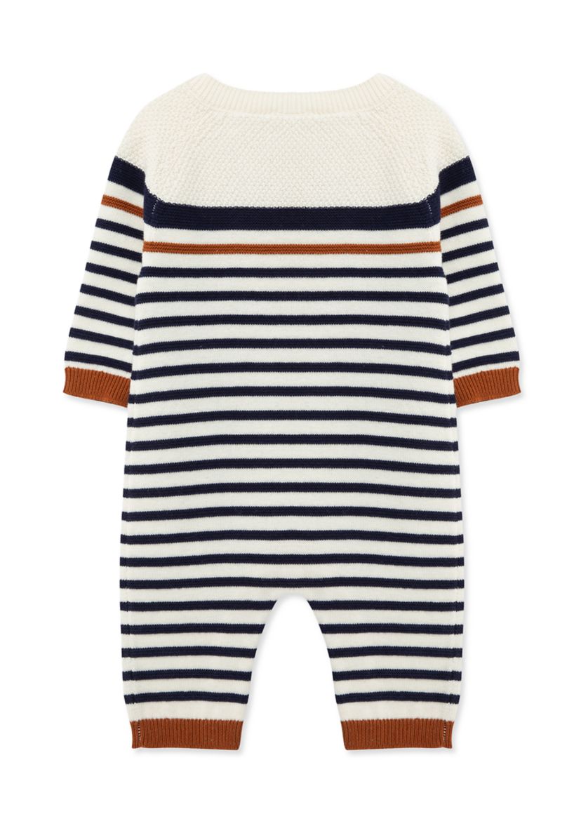 Baby Boys Block Stripe Coverall
