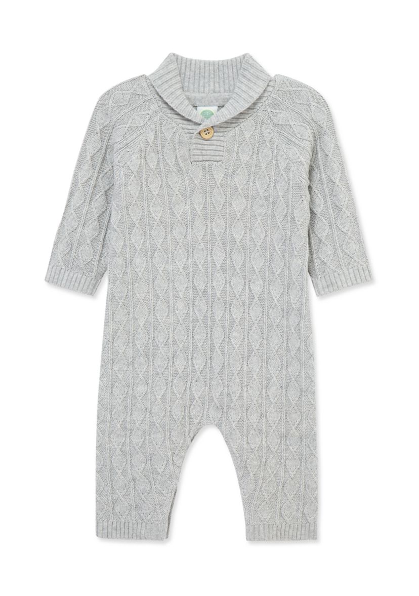 Baby Boys Diamond Stitch Coverall