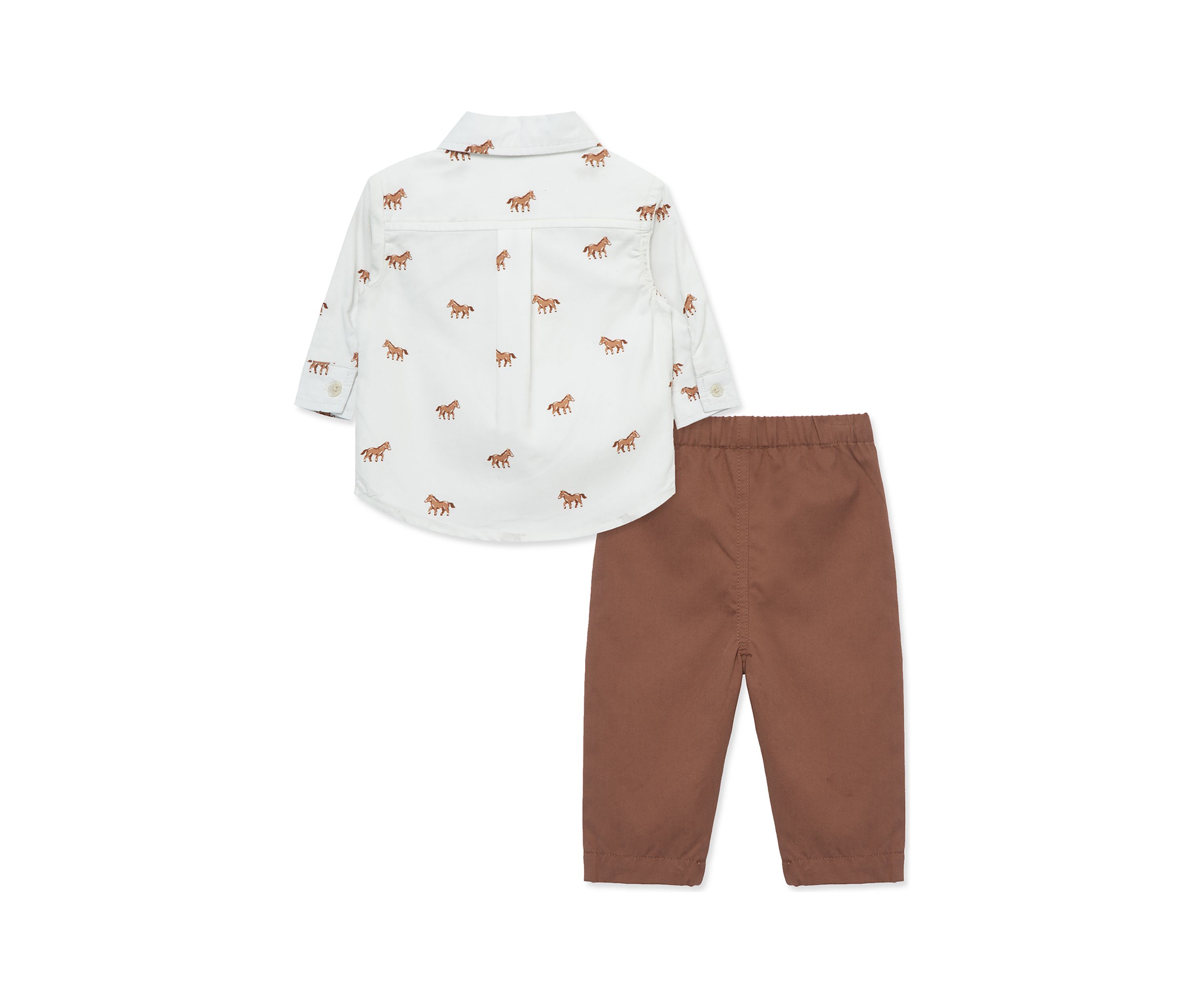 Baby Boys Horses Printed Pants Set