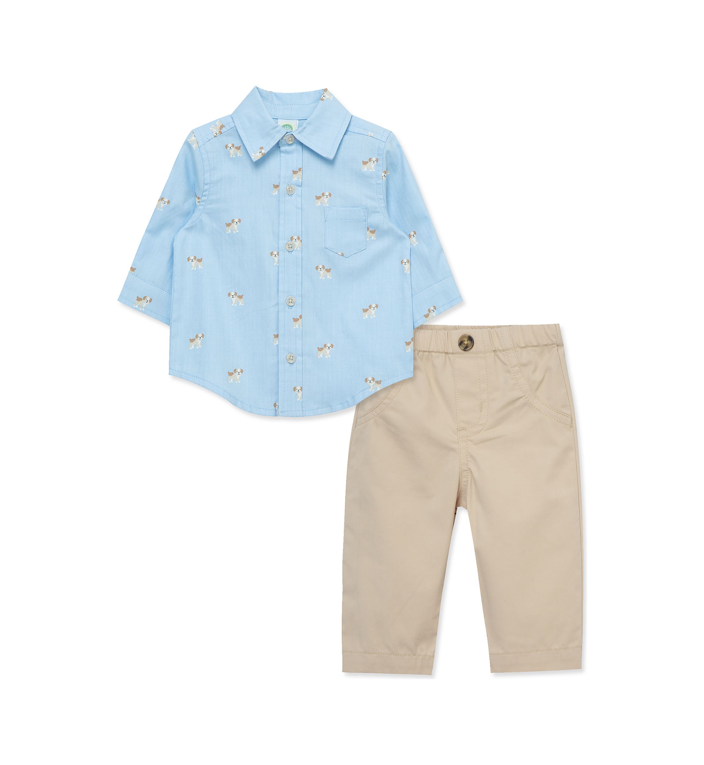 Baby Boys Puppies Pants Set