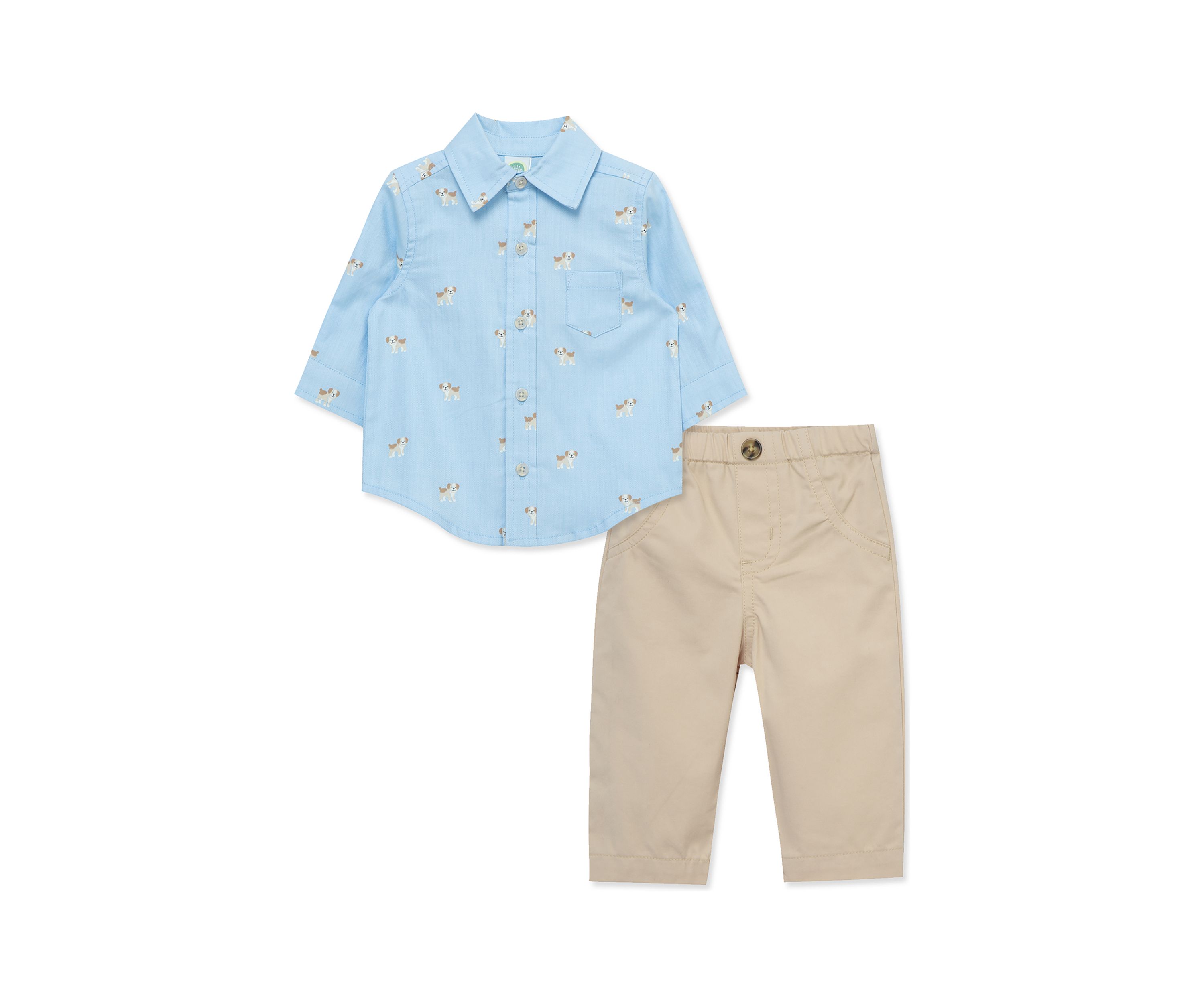 Baby Boys Puppies Pants Set