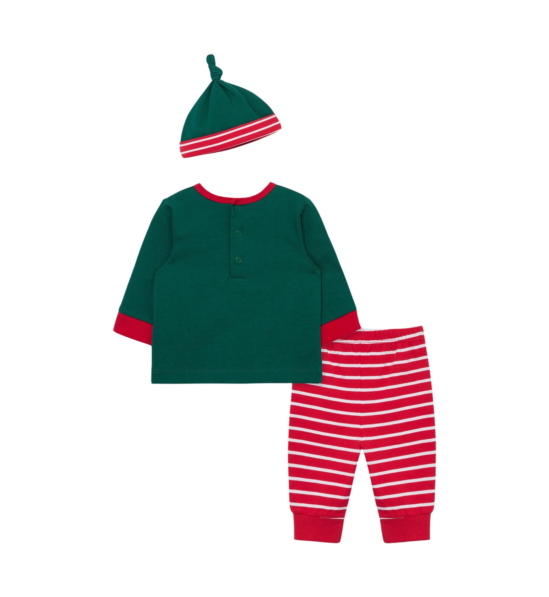 Baby Boys Reindeer Joggers Set with Hat