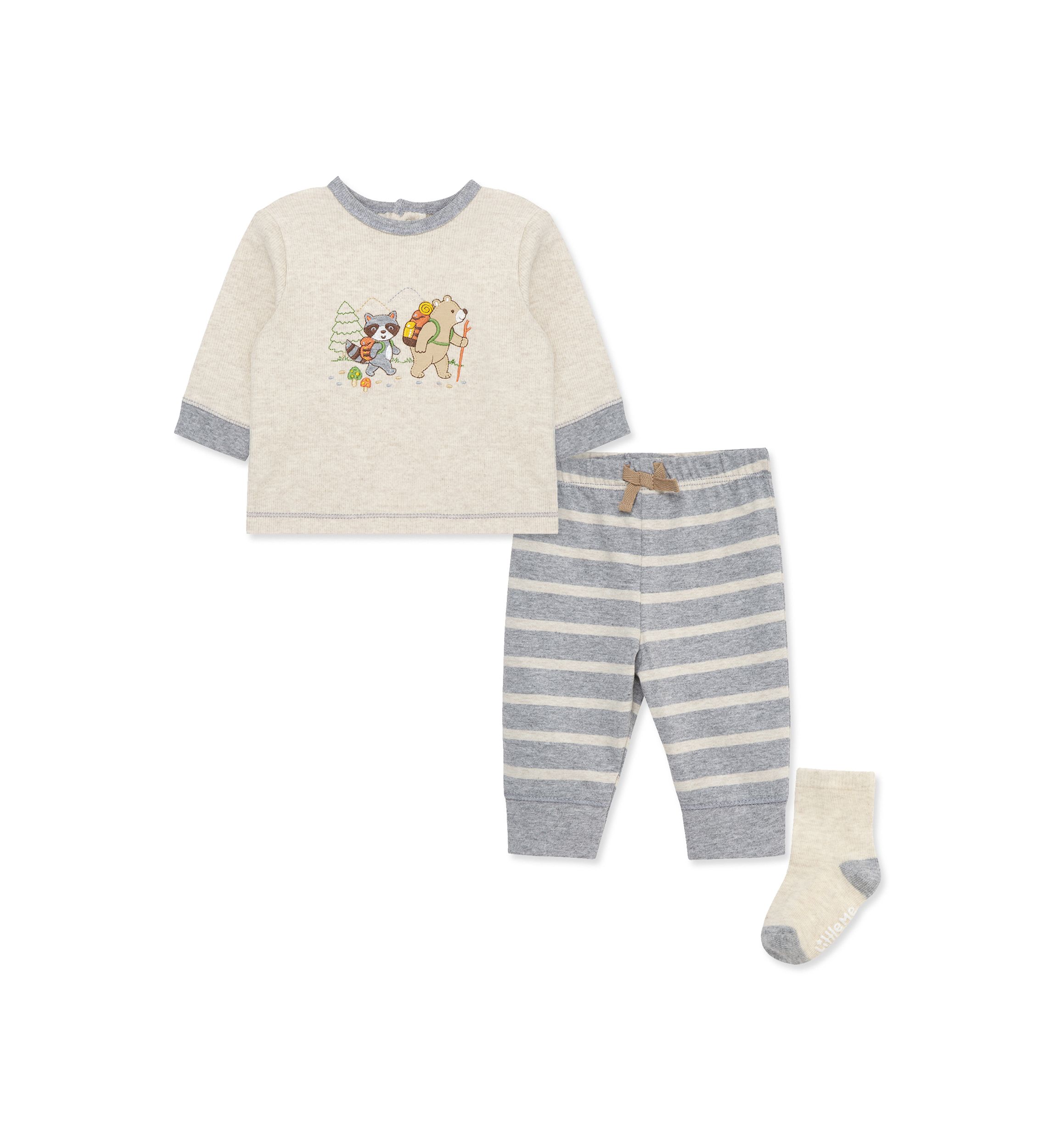 Baby Boys Hiking Joggers Set with Socks
