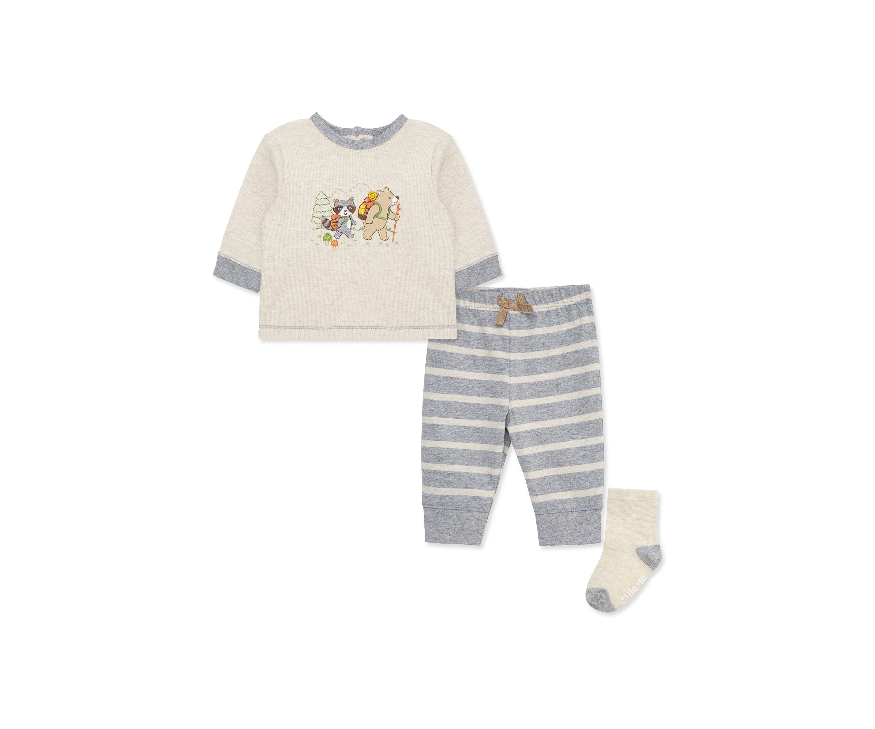 Baby Boys Hiking Joggers Set with Socks