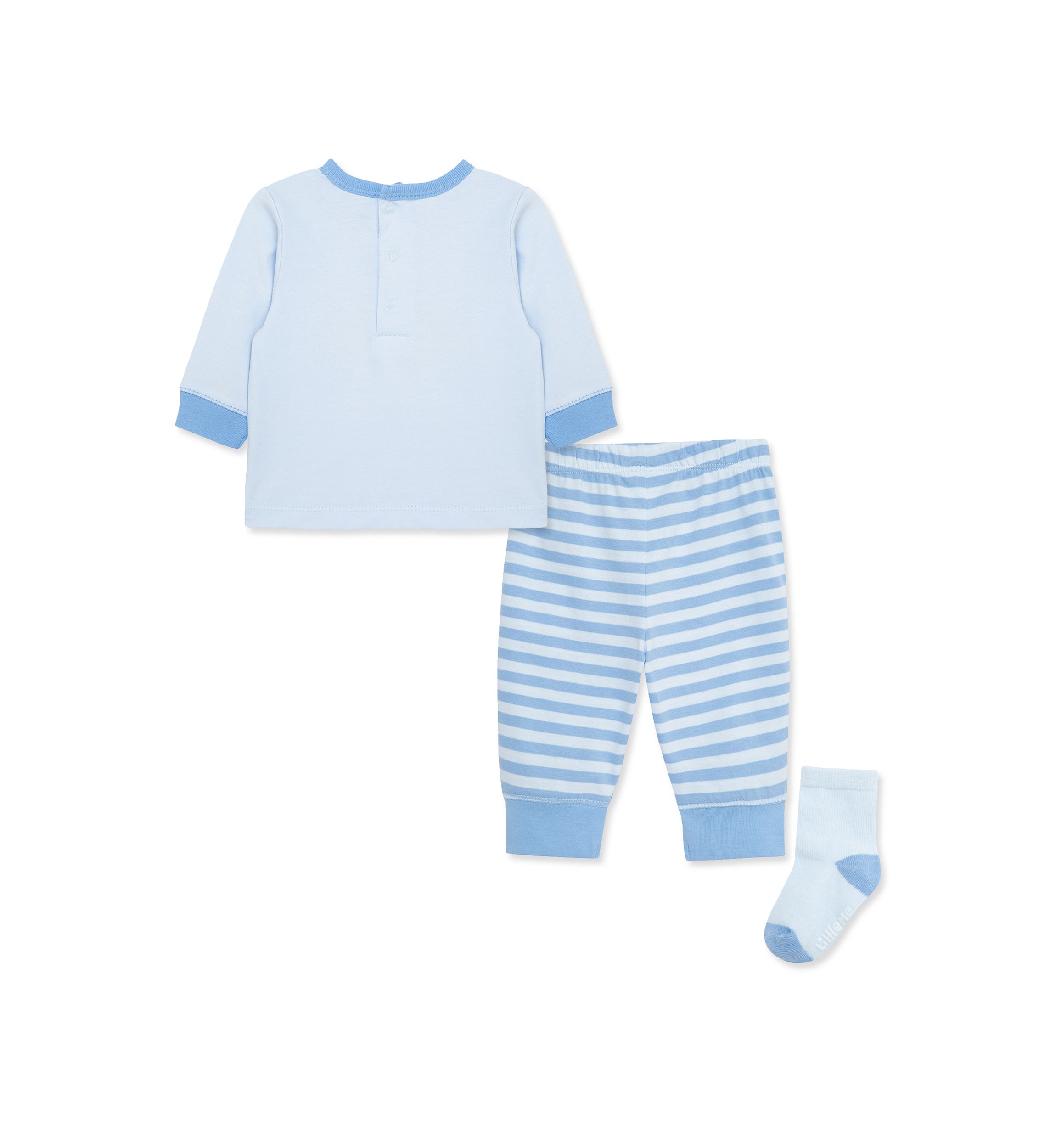 Baby Boys Puppies Joggers Set with Socks