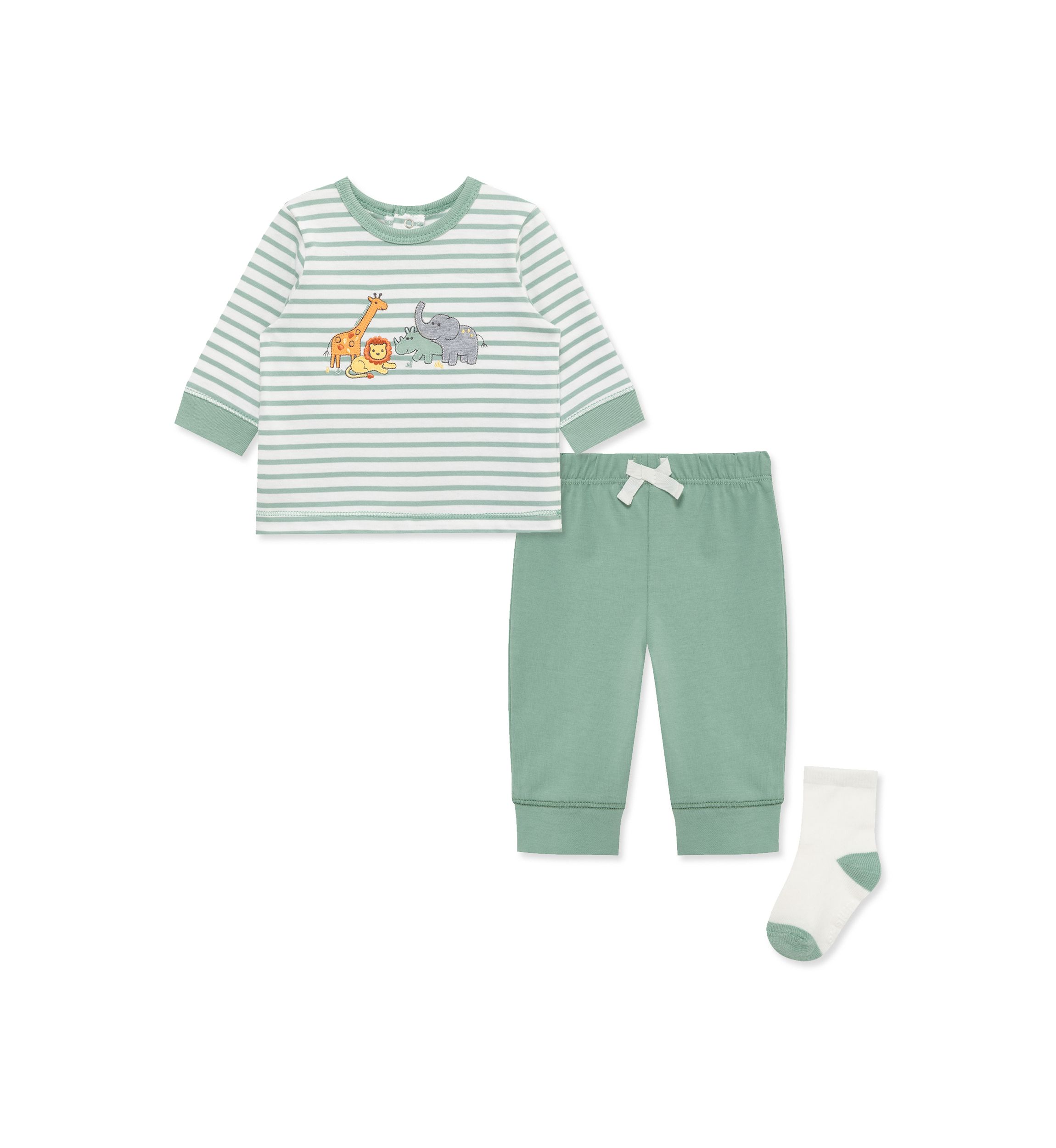 Baby Boys Jungle Jogger Set with Socks