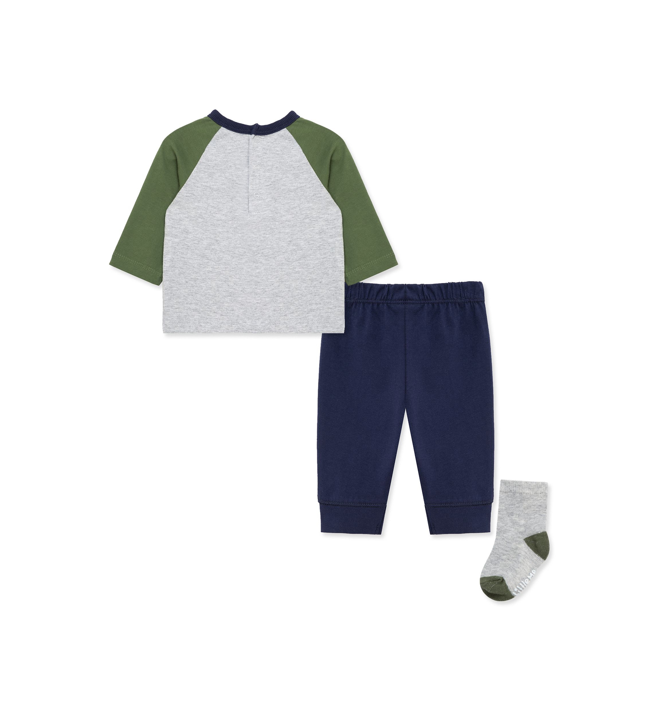 Baby Boys Football Jogger Set with Socks