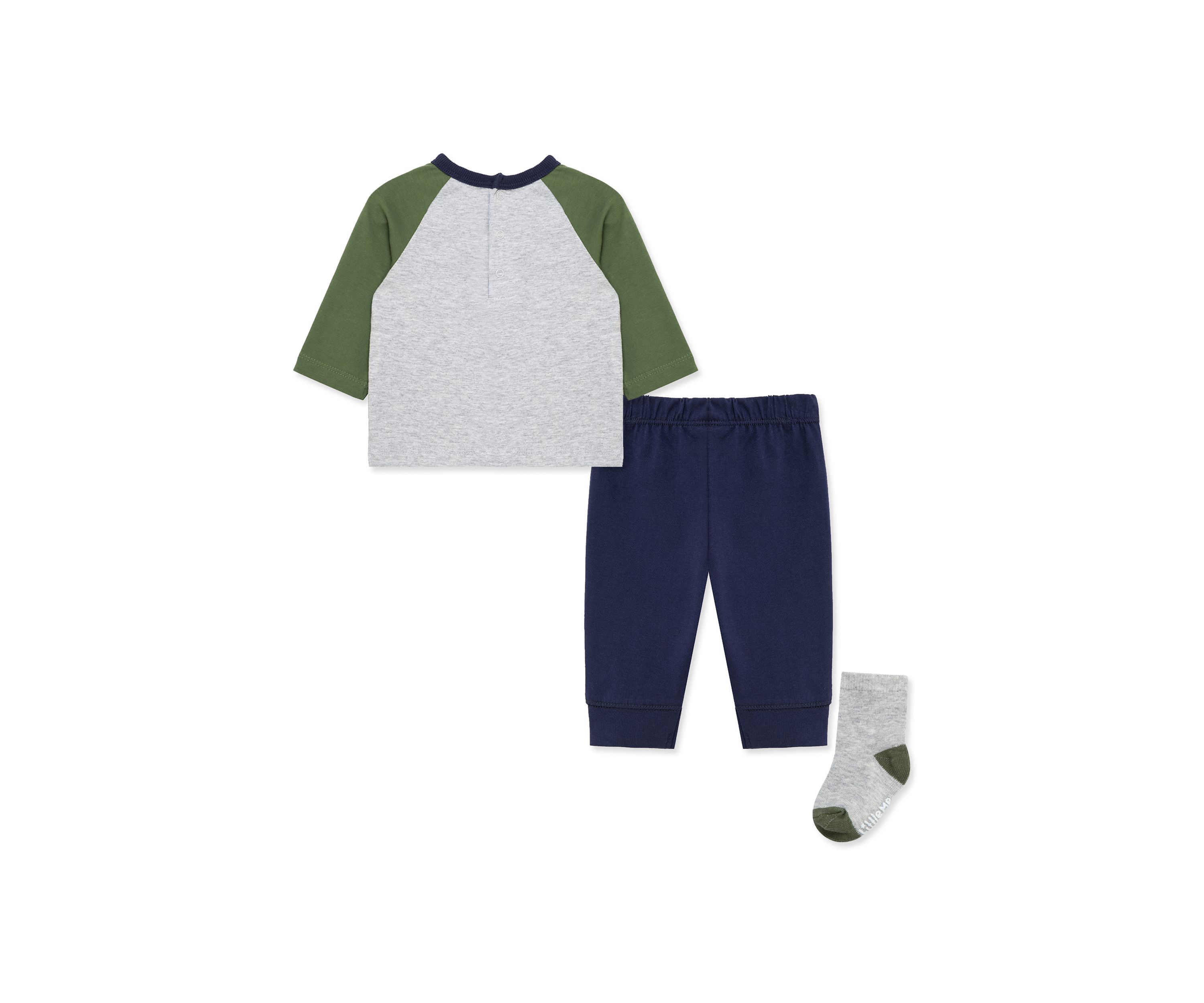 Baby Boys Football Jogger Set with Socks