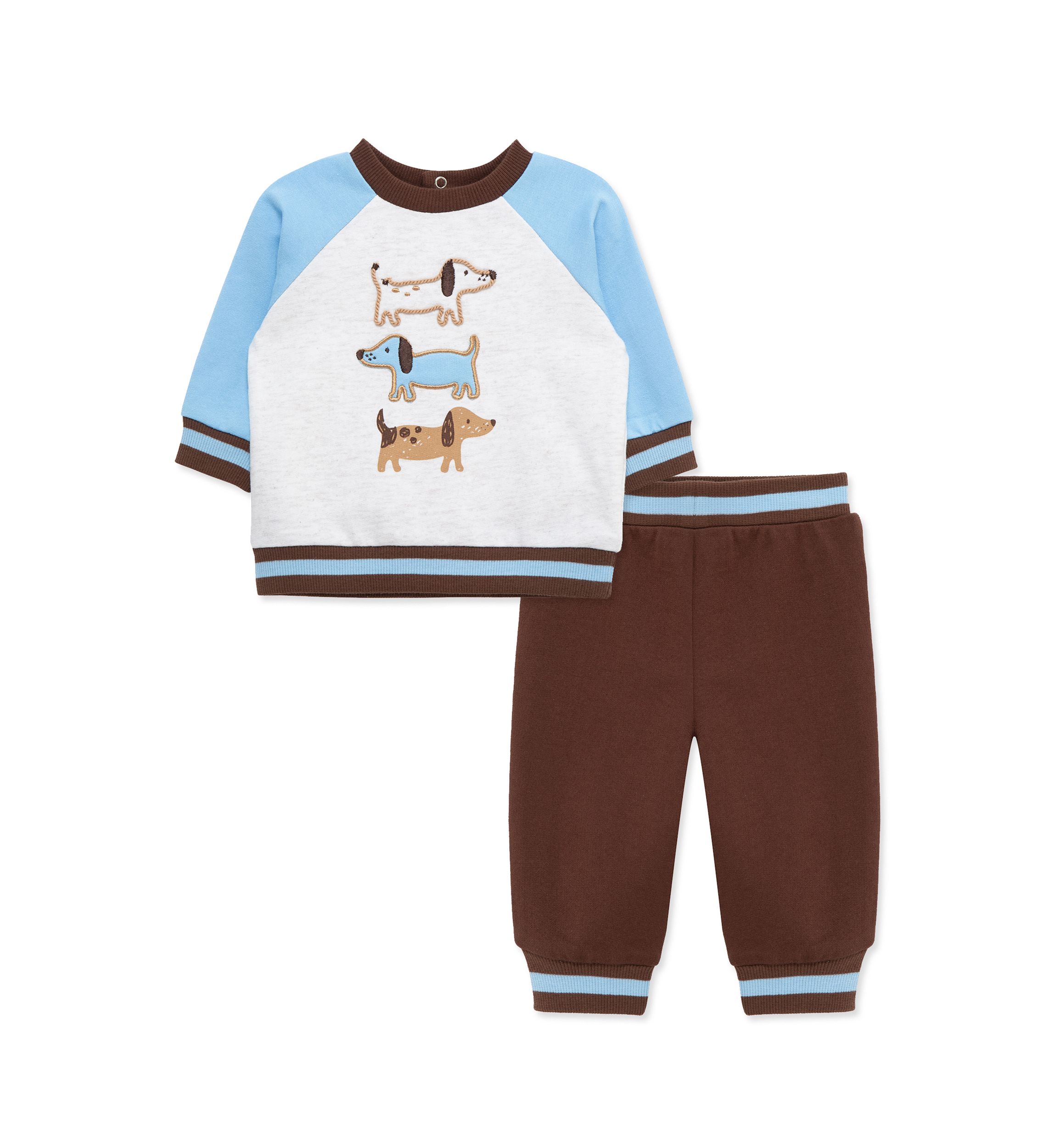 Baby Boys Puppies Active Set
