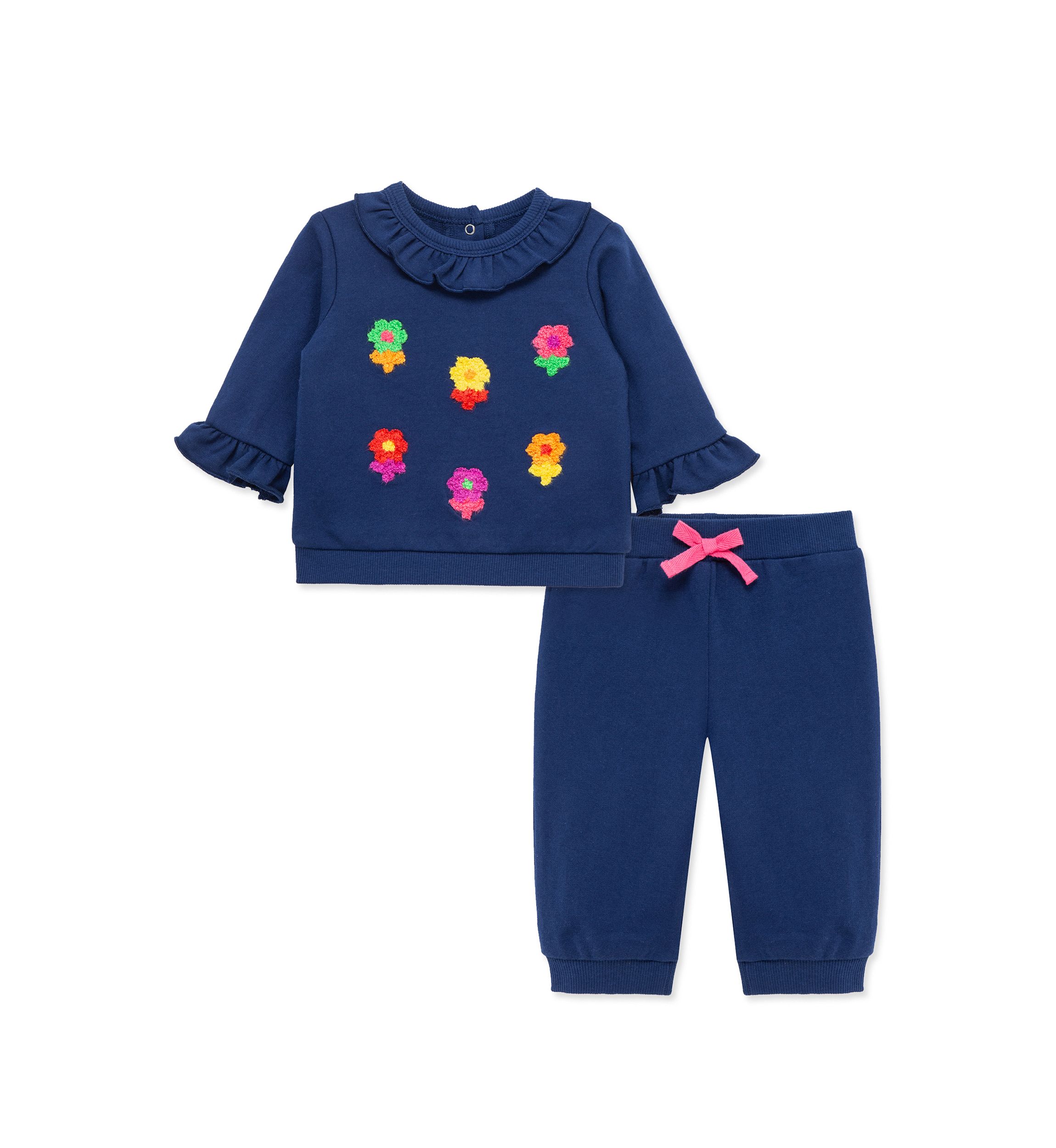 Baby Girls Pop Flowers Active Set