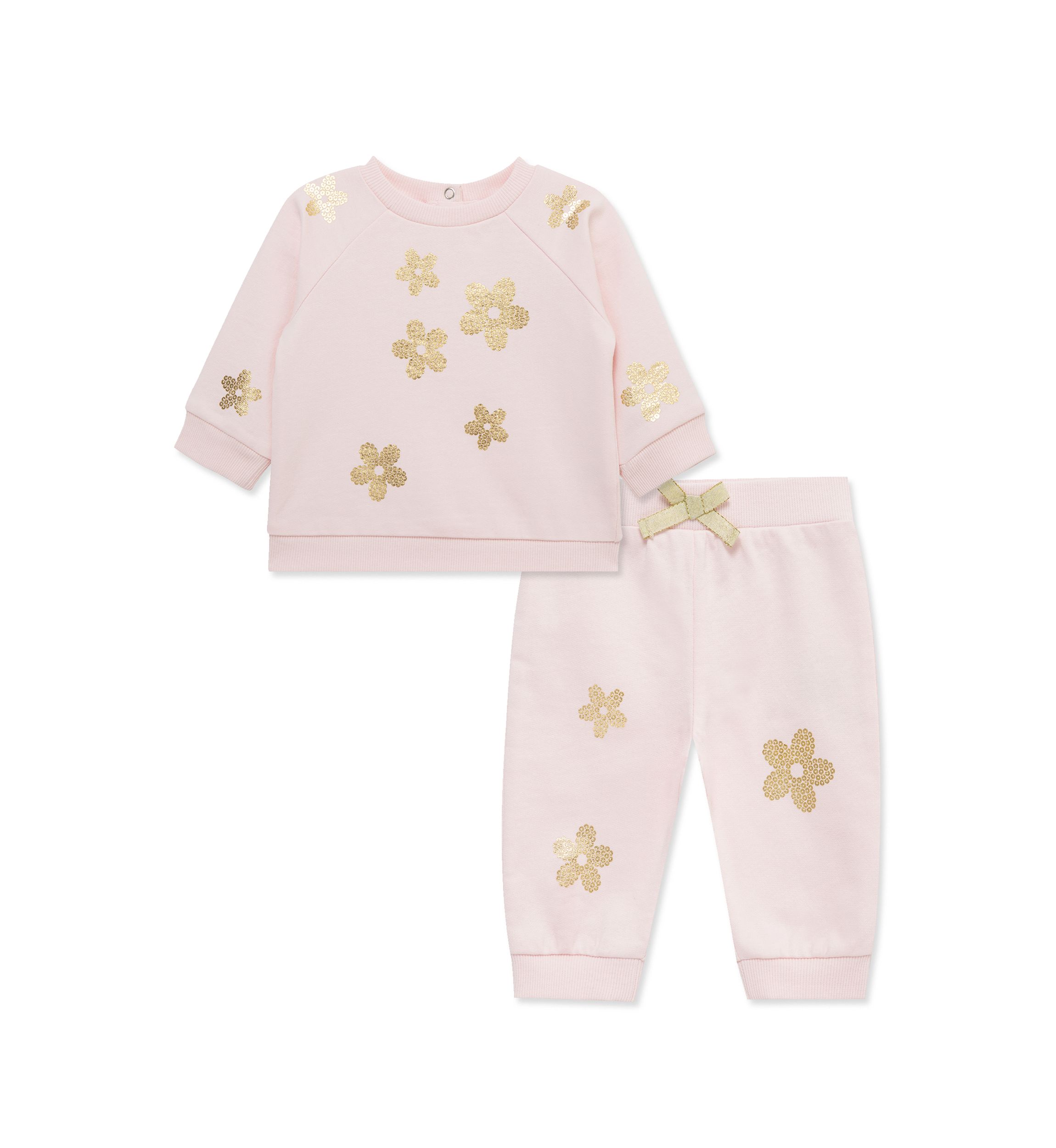 Baby Girls Floral Shine Active Set