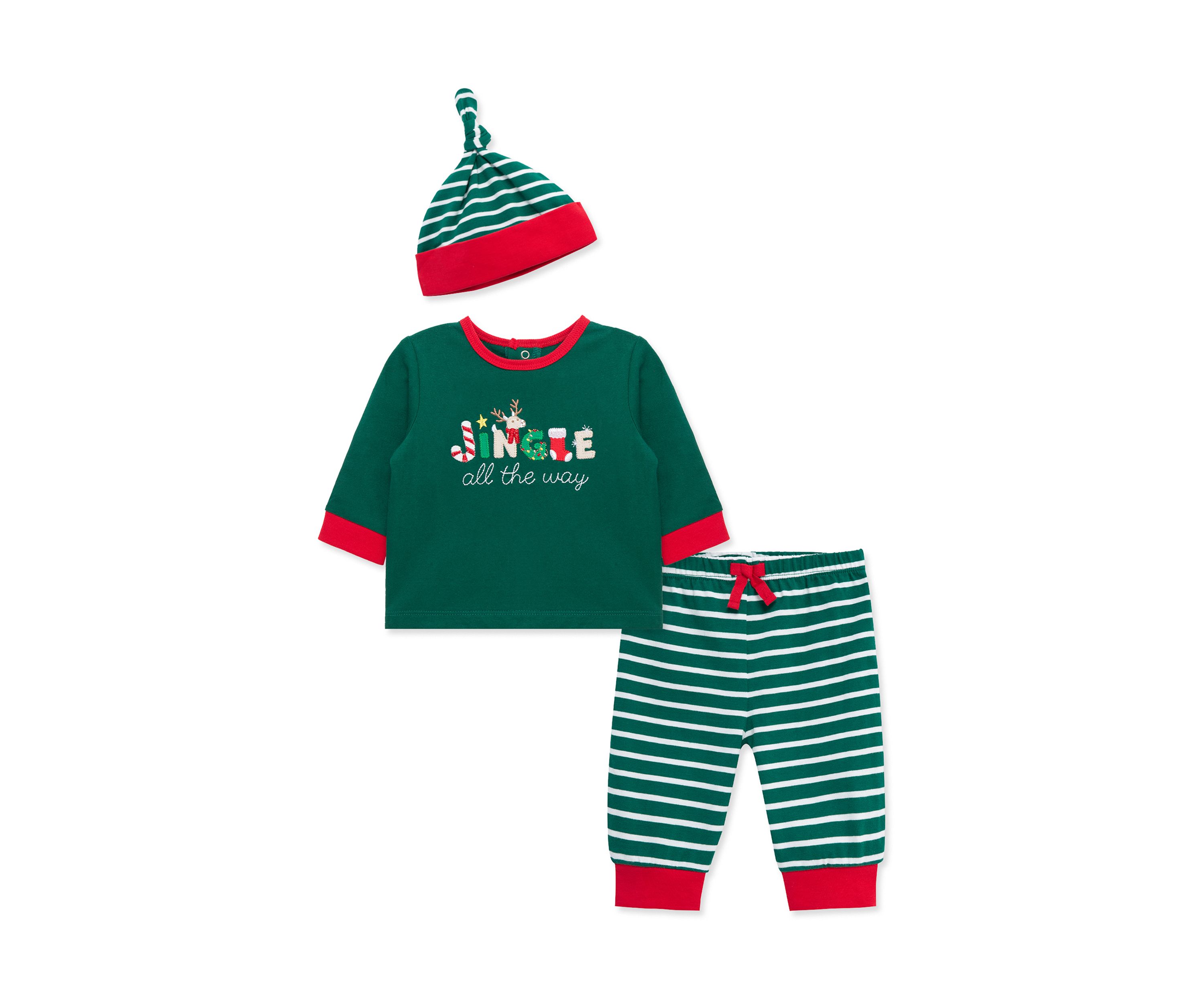 Baby Boys Jingle Joggers Set with Hat