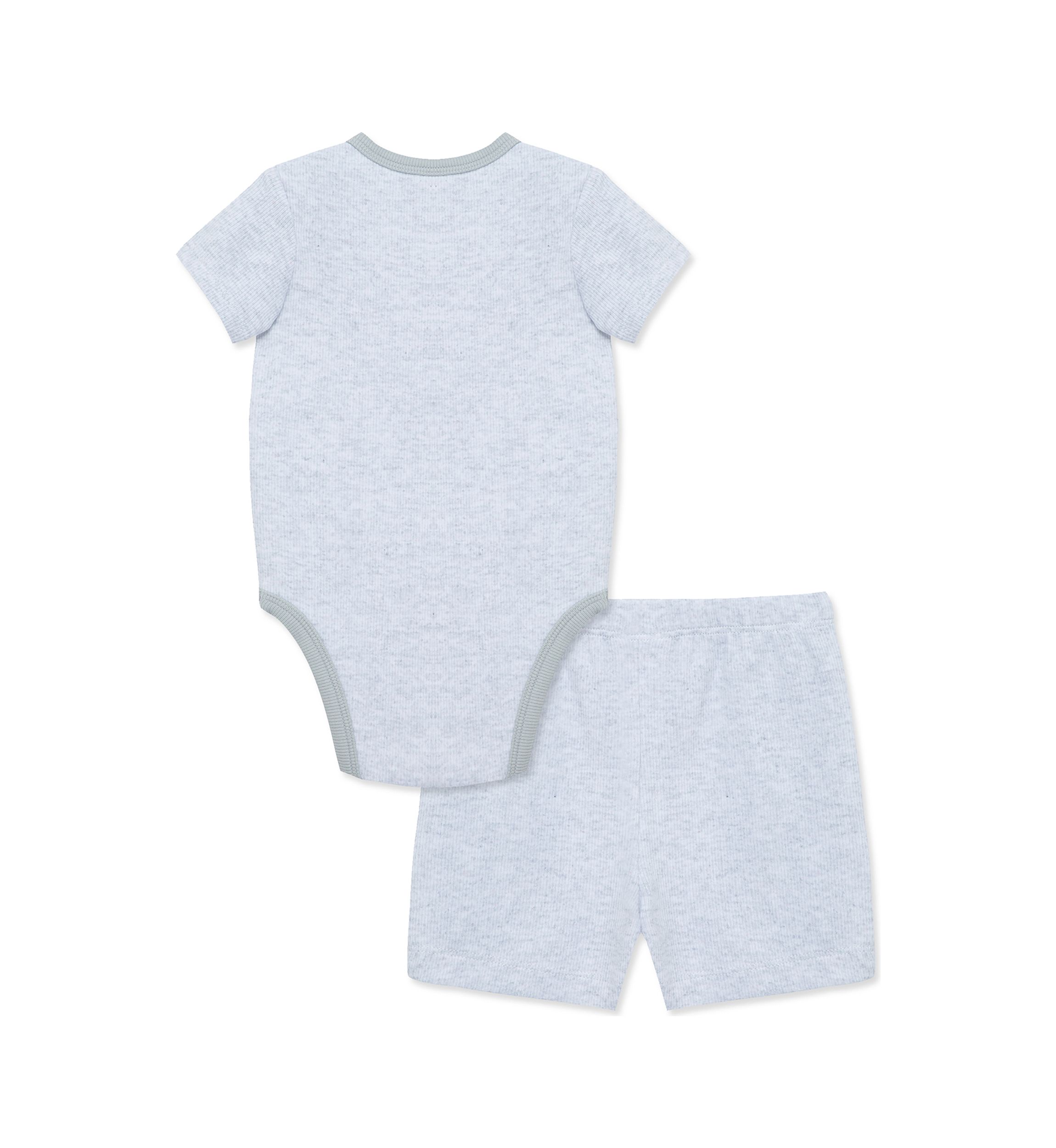 Baby Boys Elephant Shorts Set