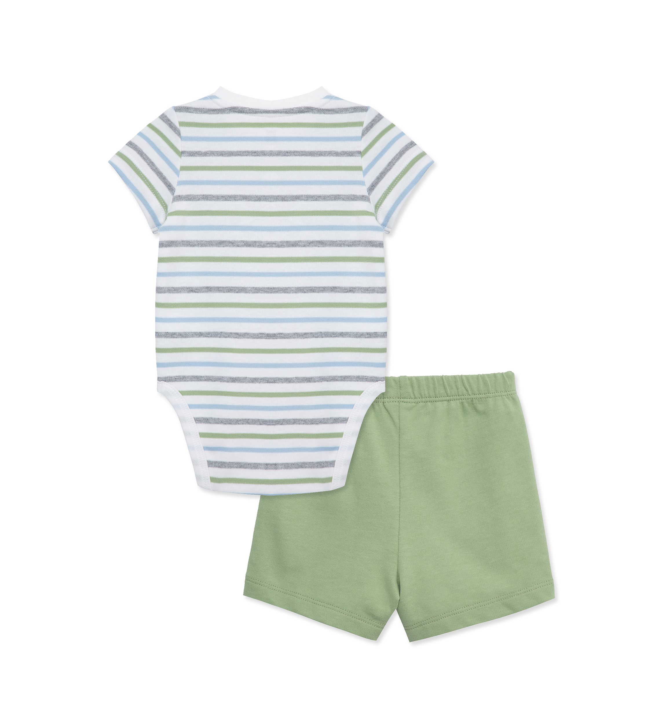 Baby Boys Elephant Shorts Set