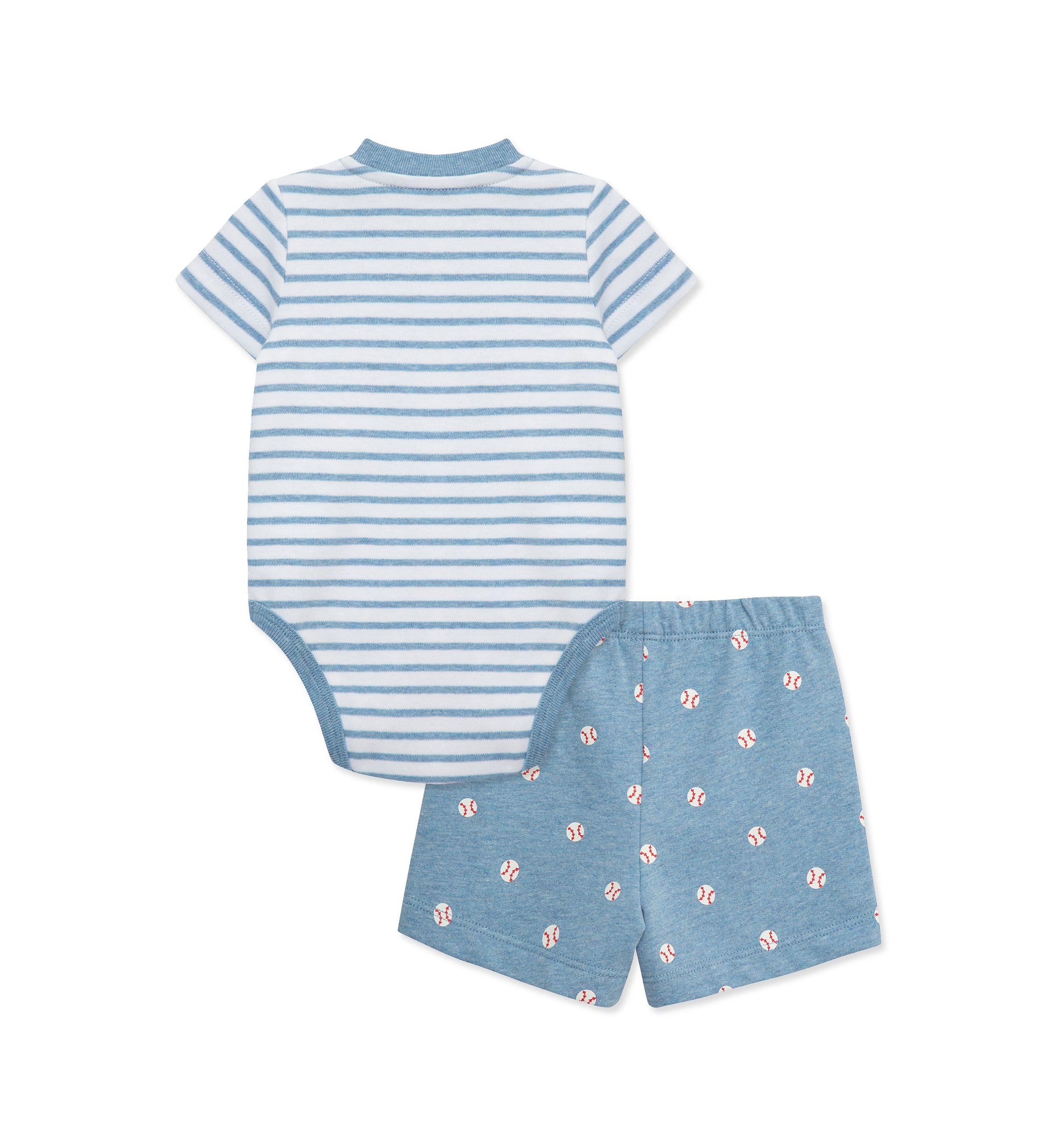 Baby Boys Baseball Shorts Set