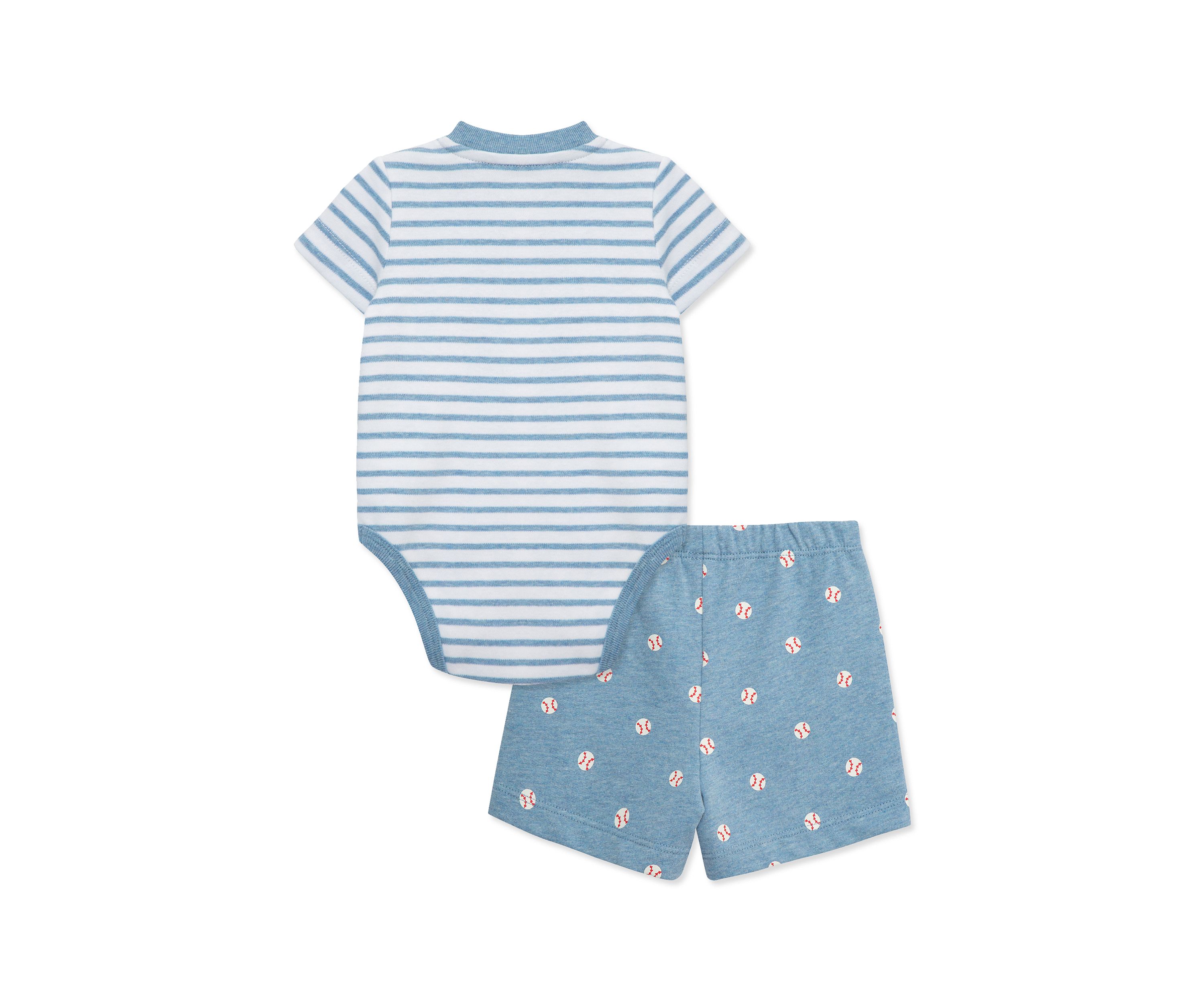 Baby Boys Baseball Shorts Set