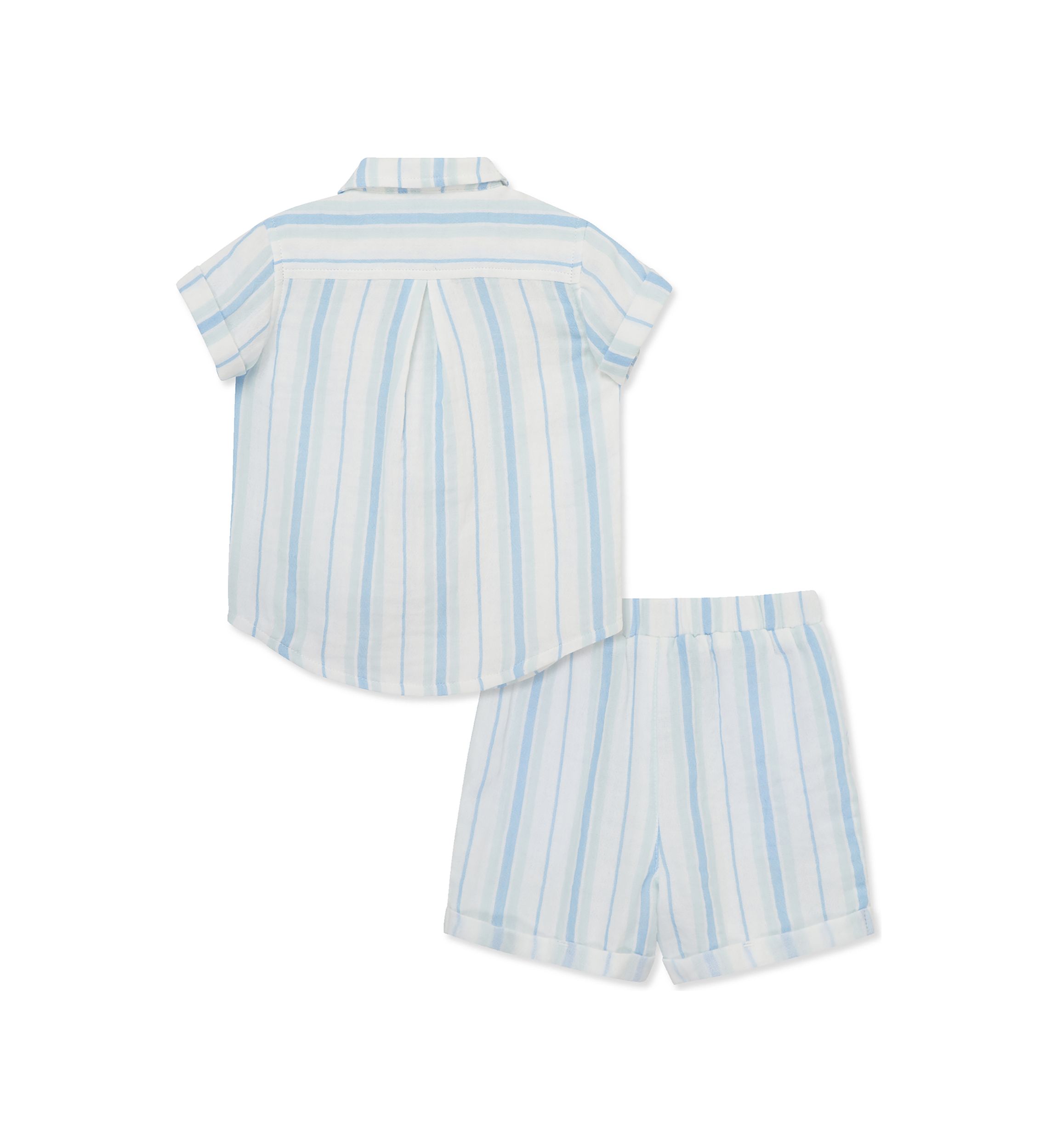 Baby Boys Striped Short Set