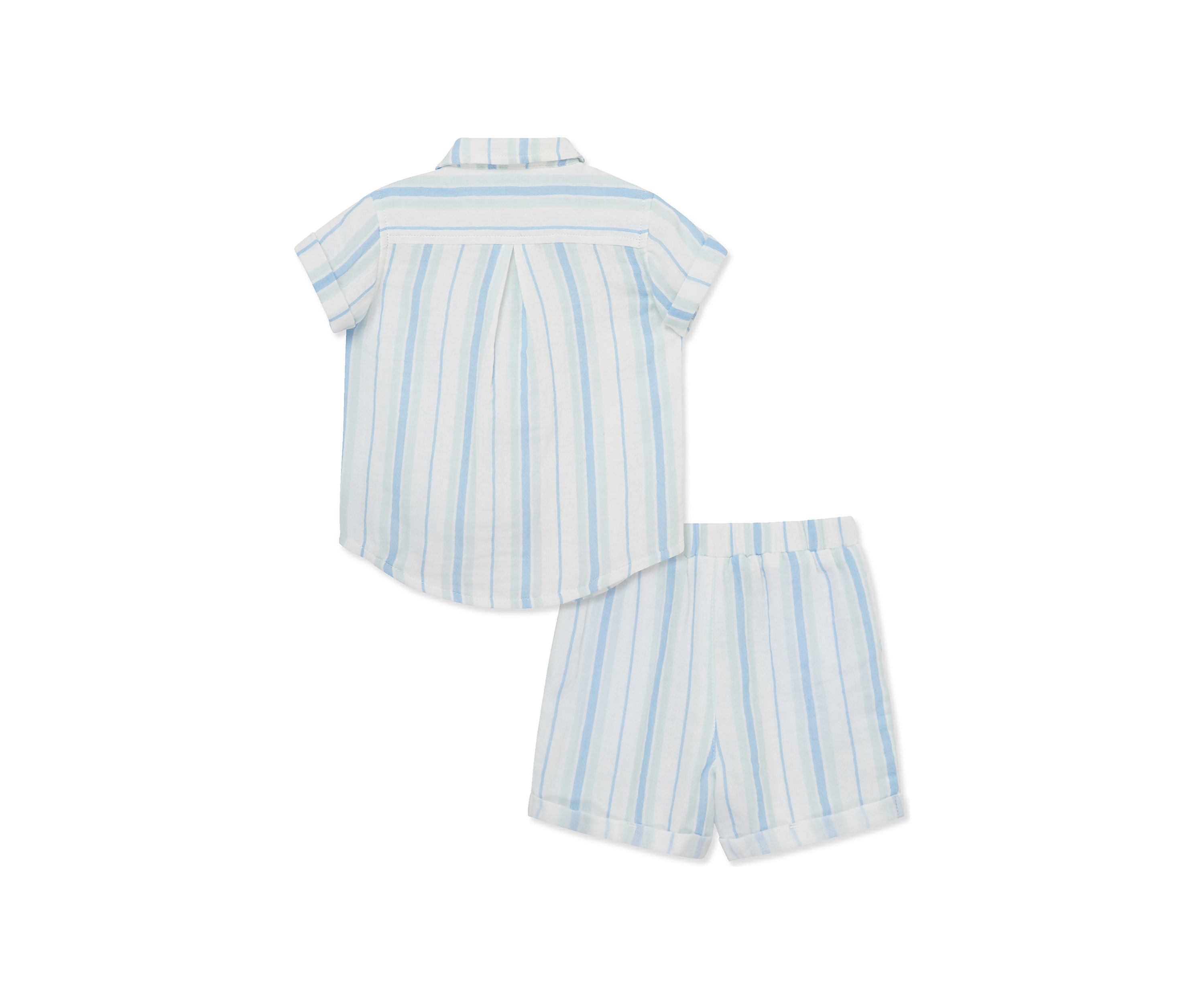 Baby Boys Striped Short Set