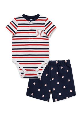 Little Me Baby Boys Baseball Set
