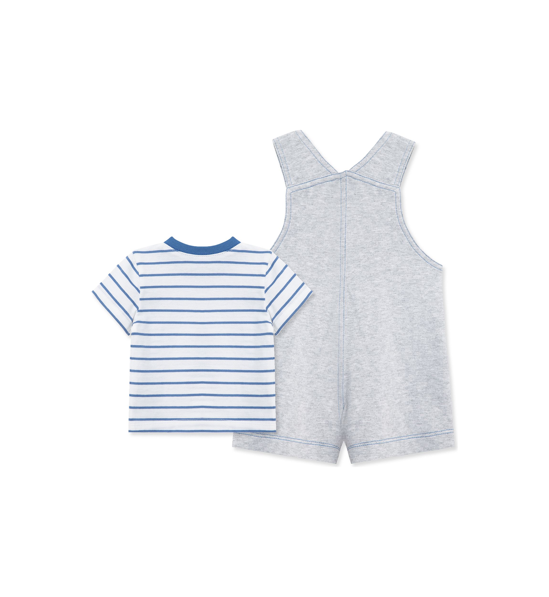 Baby Boys Elephants Shortall Set