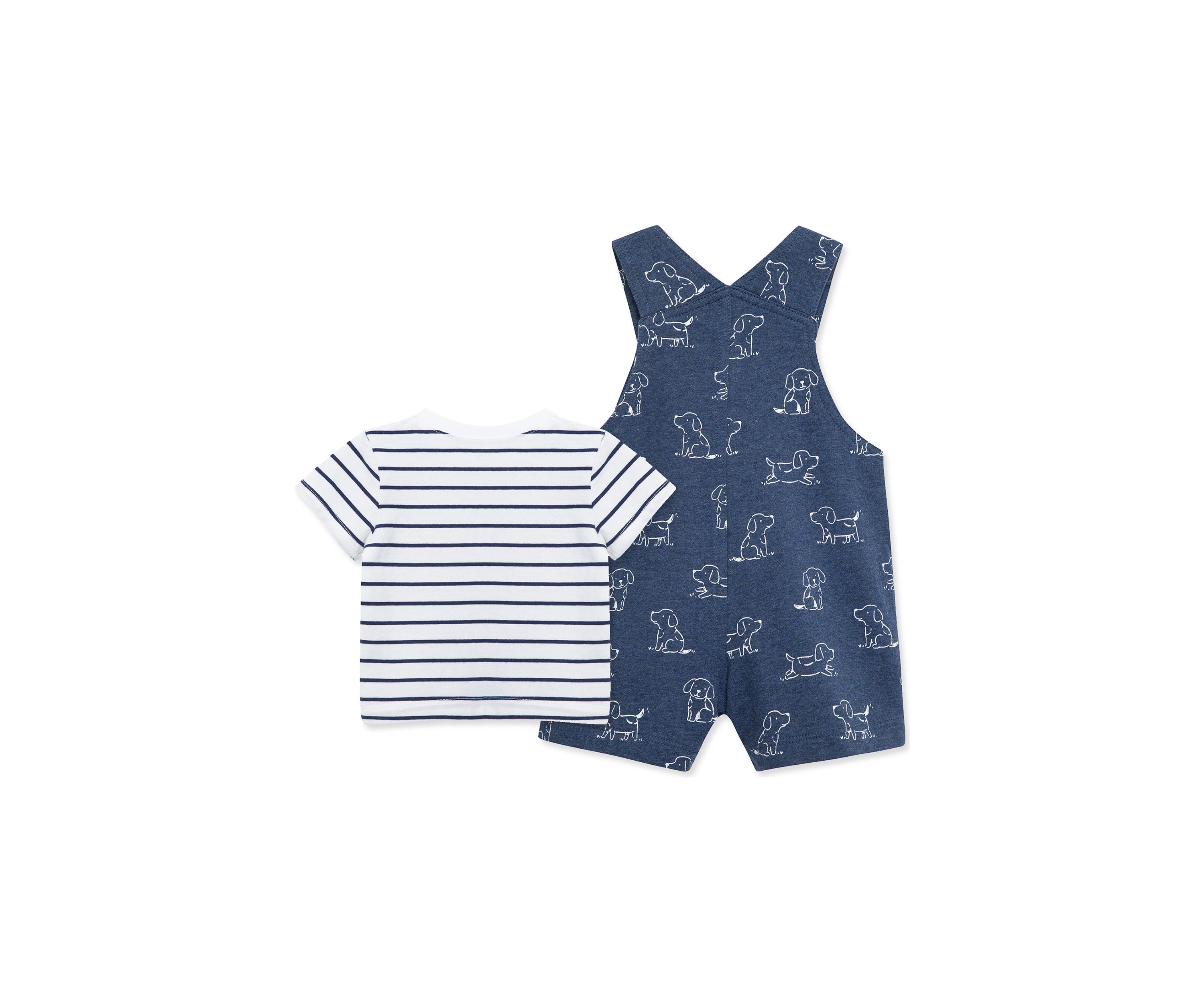 Baby Boys Puppies Shortall Set