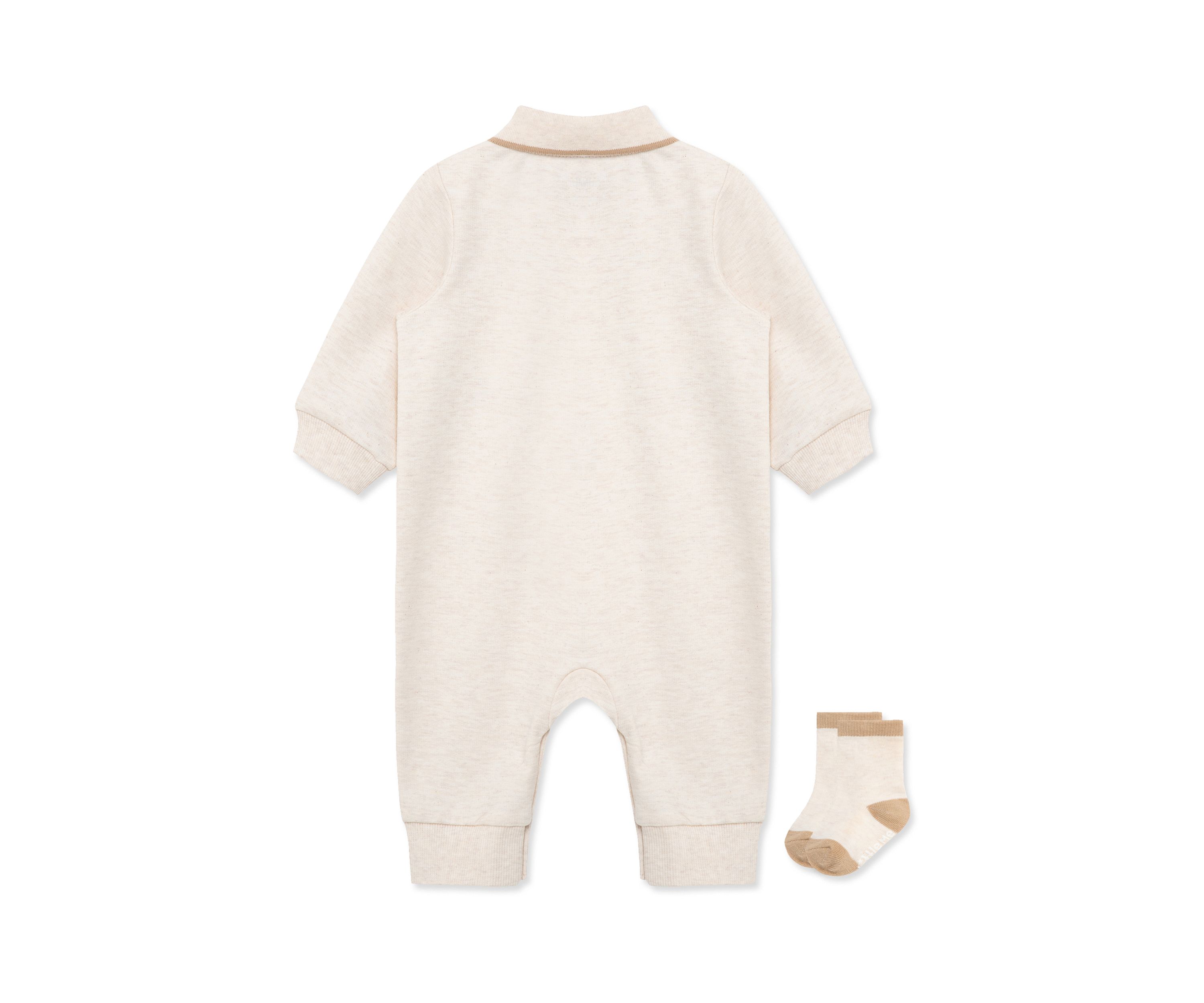 Baby Boys Safari Coverall with Socks