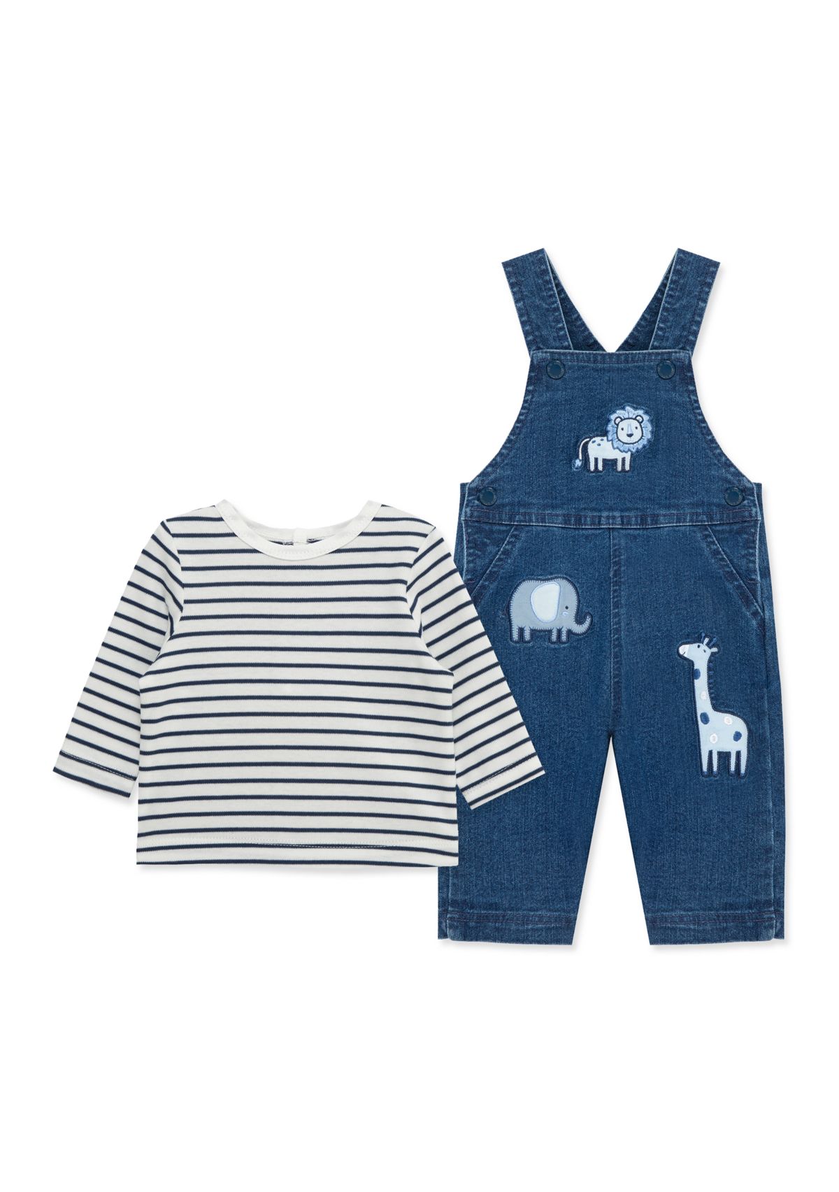 Baby Boys Safari Overall Set