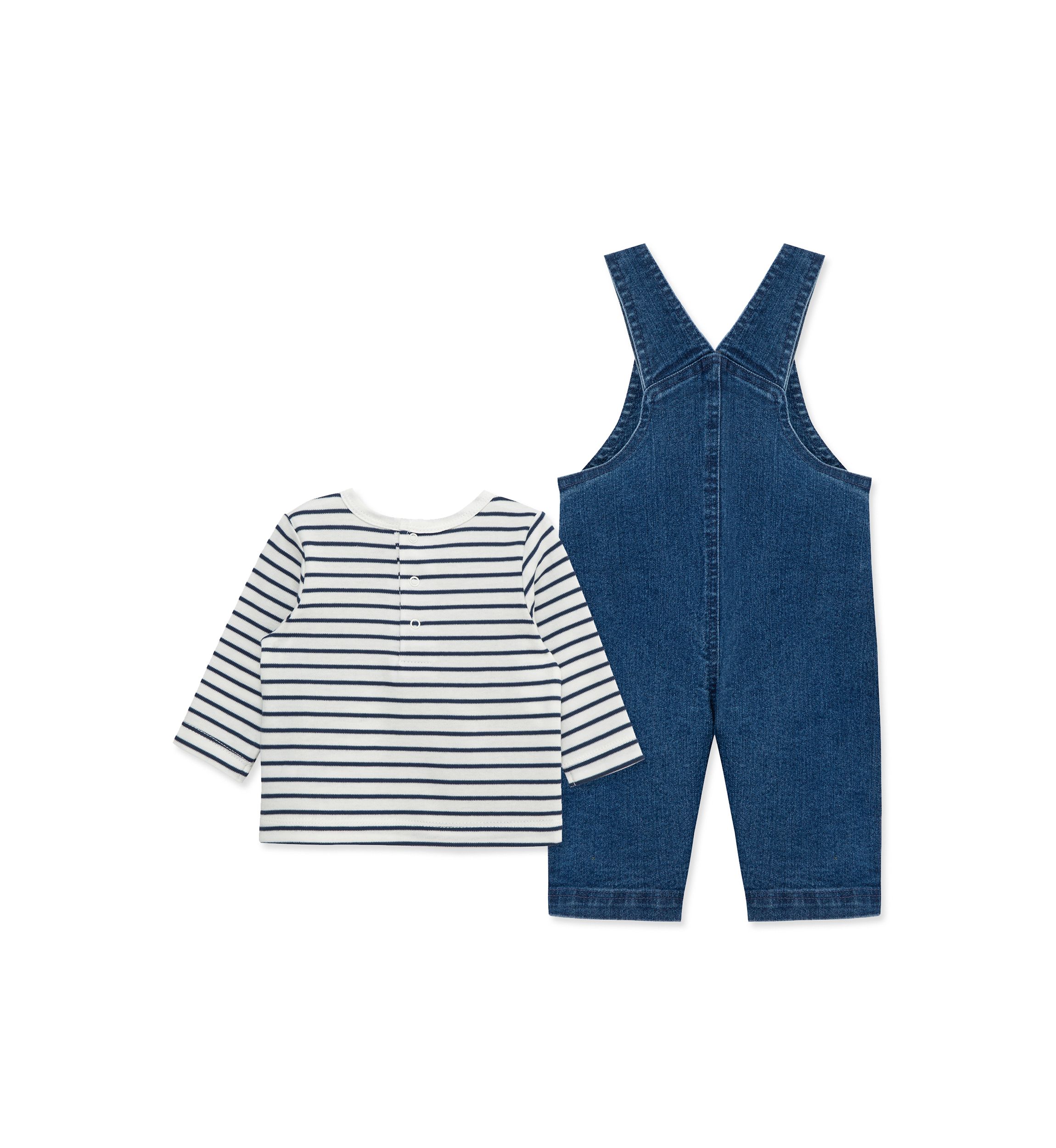Baby Boys Safari Overall Set