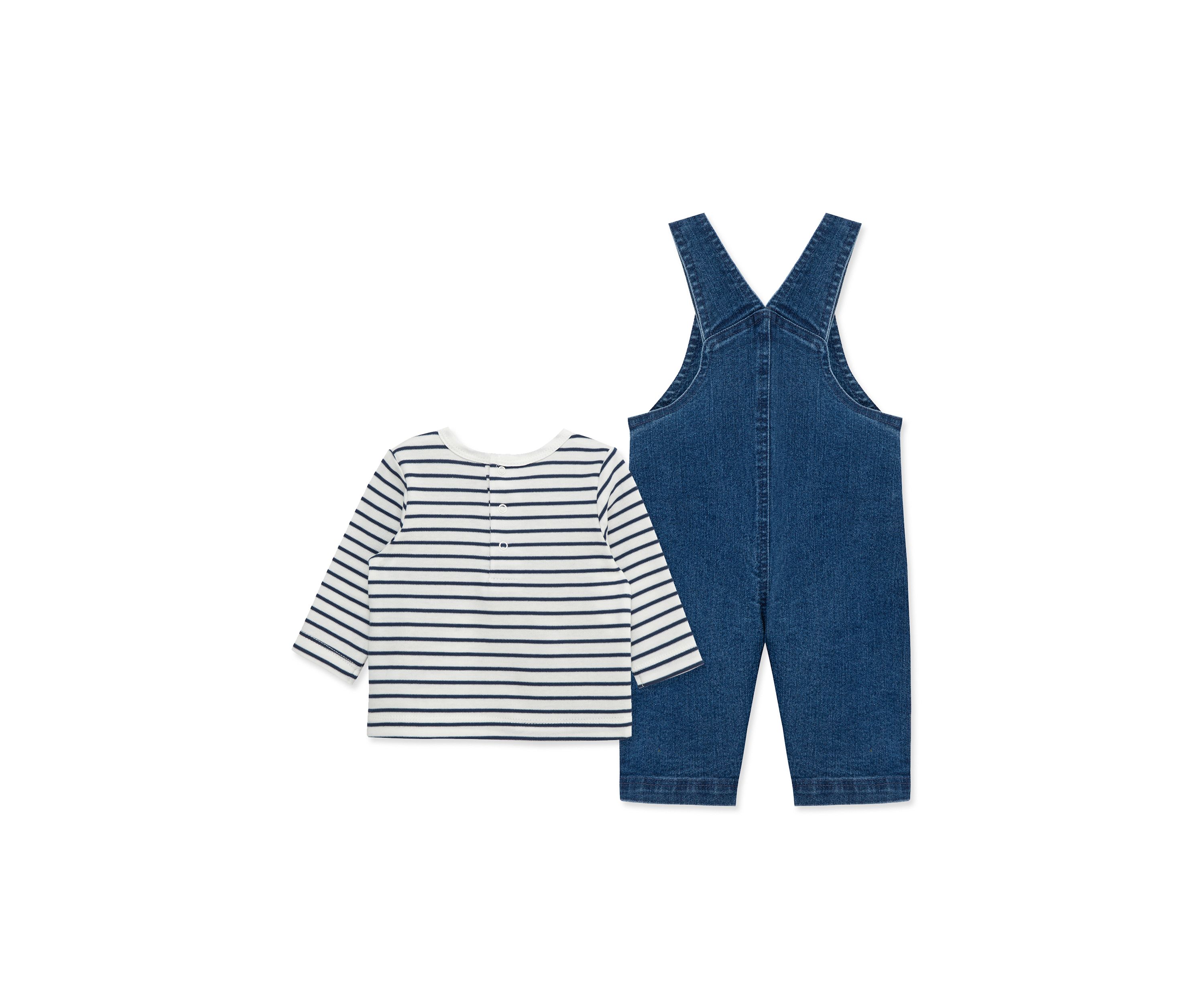 Baby Boys Safari Overall Set