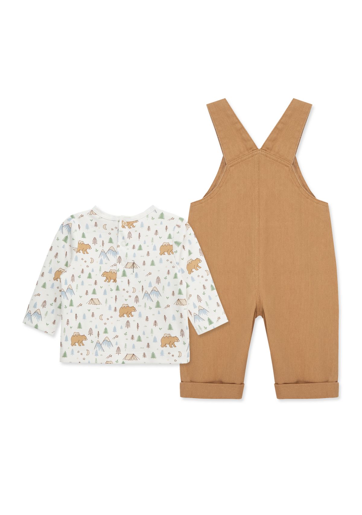 Baby Boys Bear Overall Set