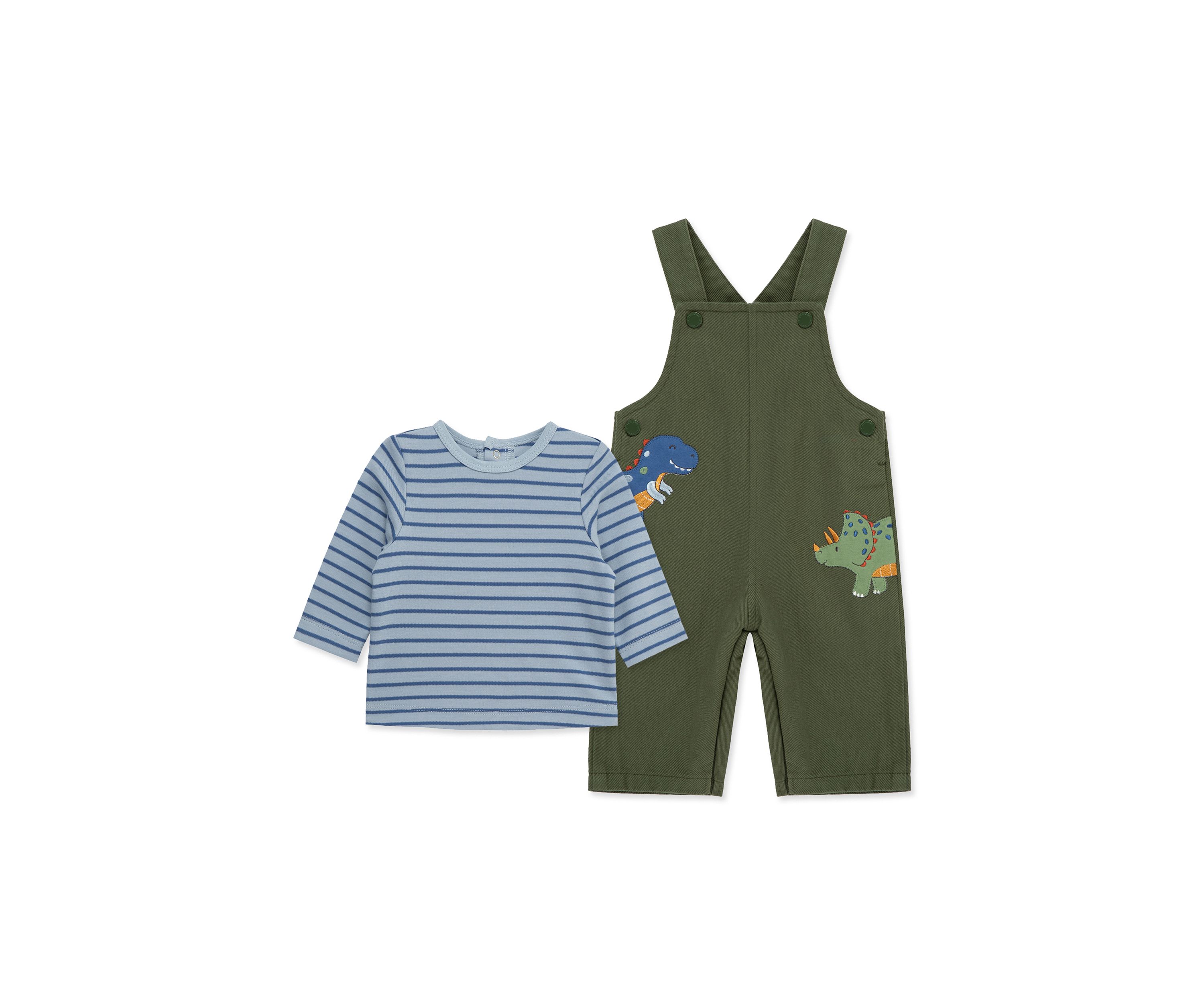 Baby Boys Dinos Overall Set