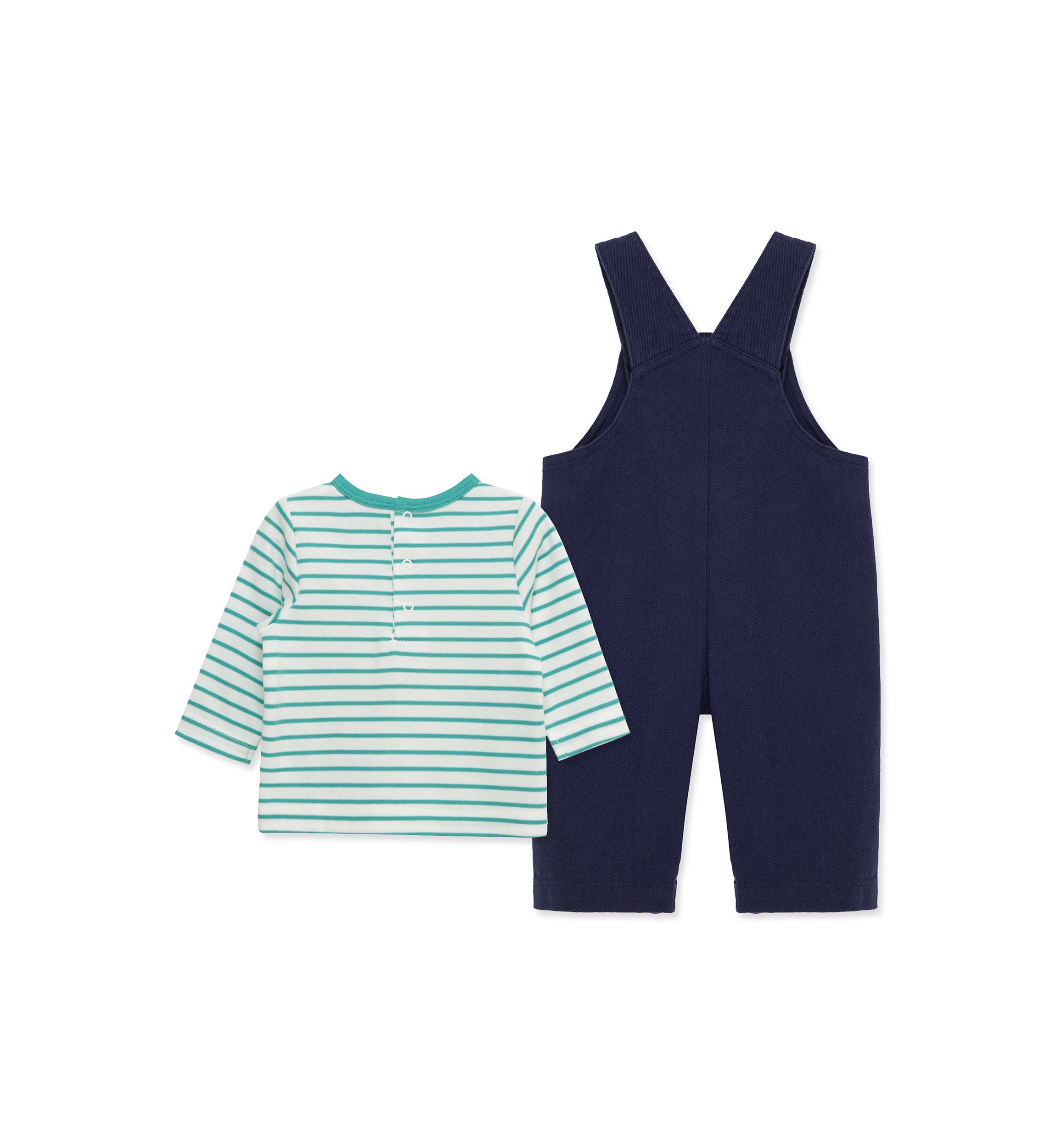 Baby Boys Trucks Overall Set