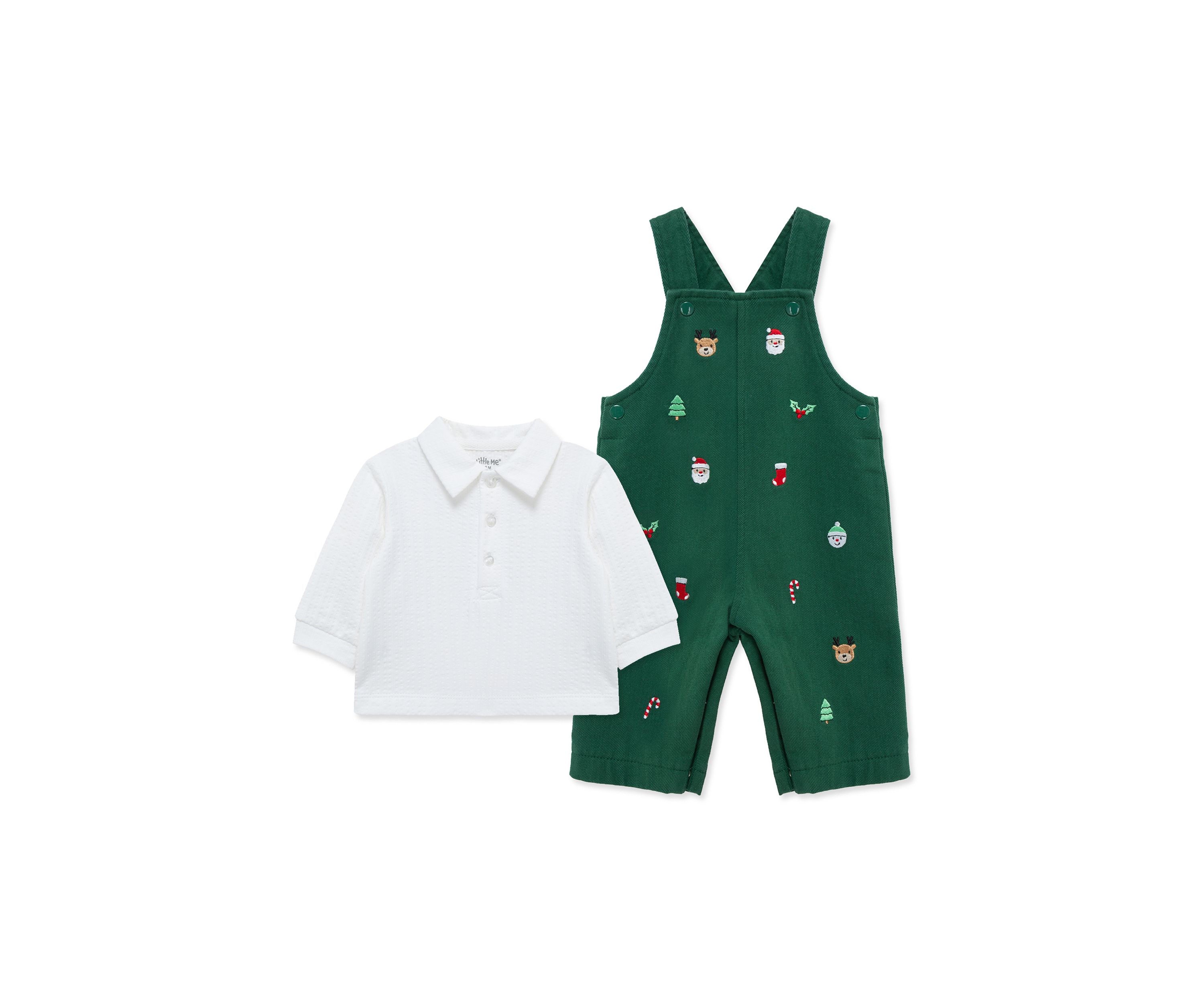 Baby Boys Merry Overall Set