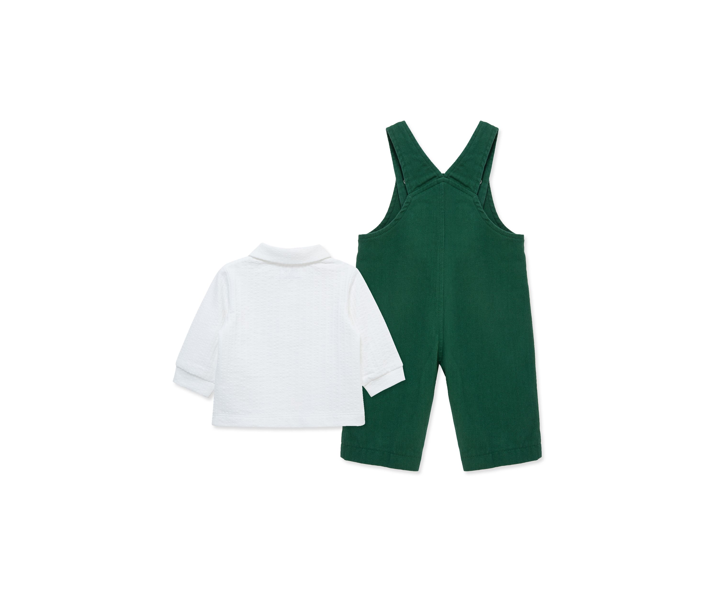Baby Boys Merry Overall Set
