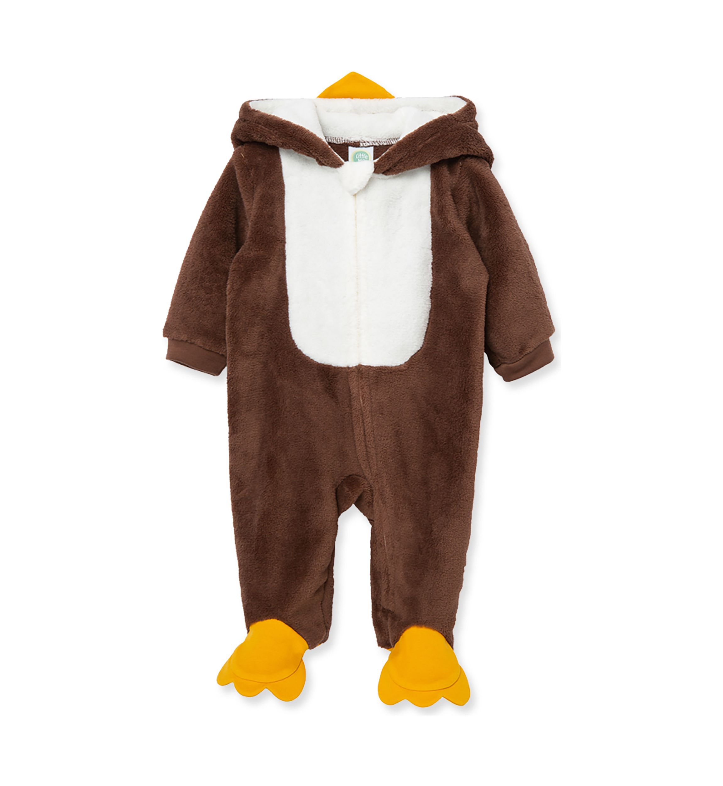 Baby Boys Turkey Minky Fleece Footie Pajamas