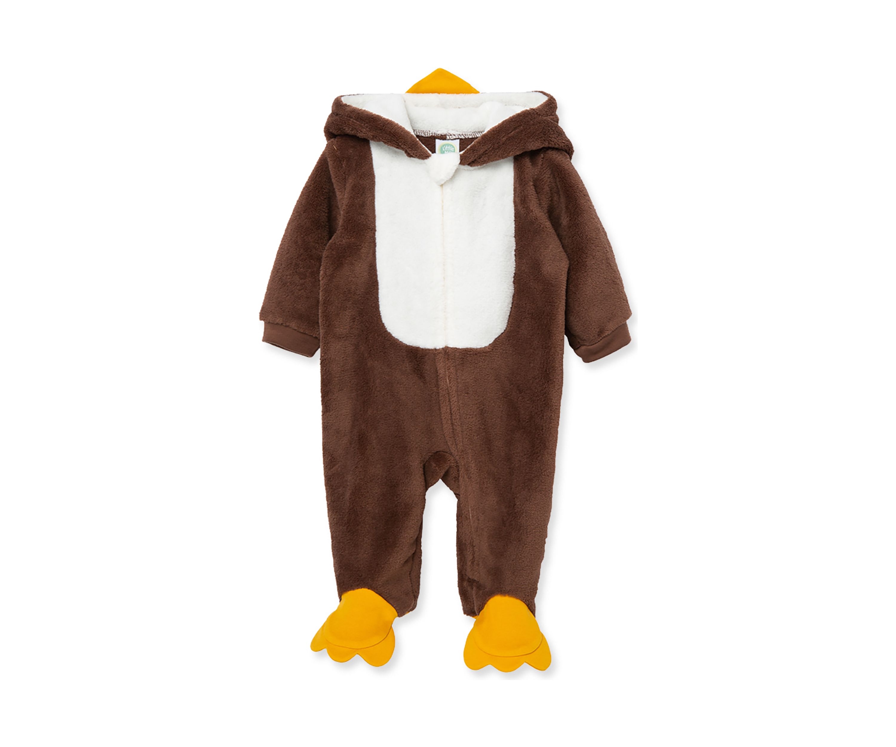Baby Boys Turkey Minky Fleece Footie Pajamas