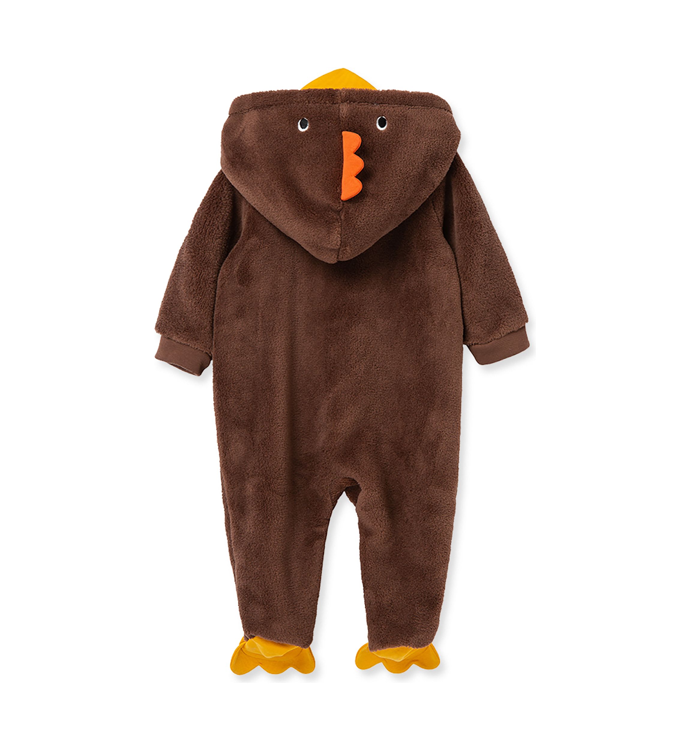 Baby Boys Turkey Minky Fleece Footie Pajamas