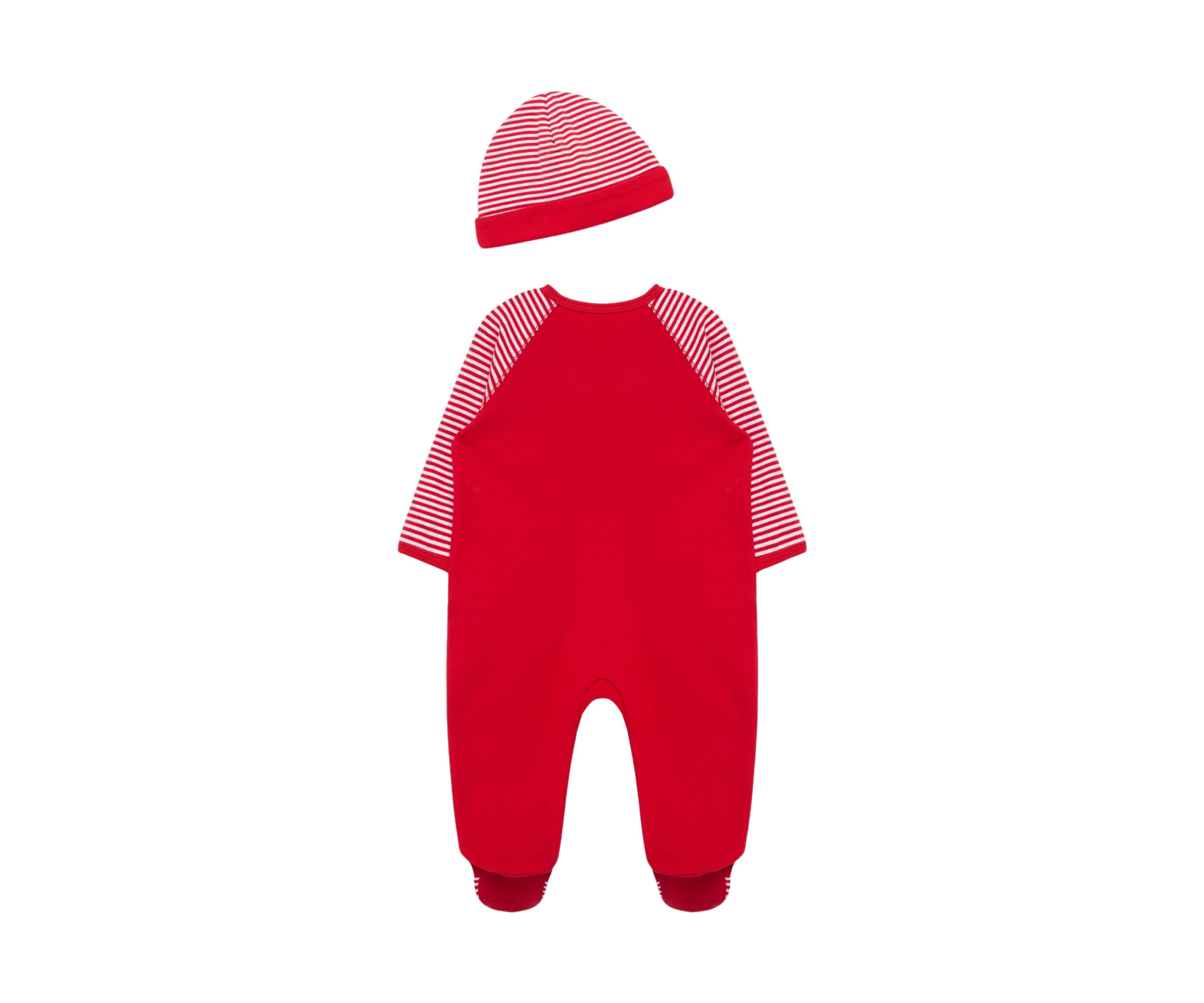 Baby Boys Train Gift Footie Pajamas with Hat