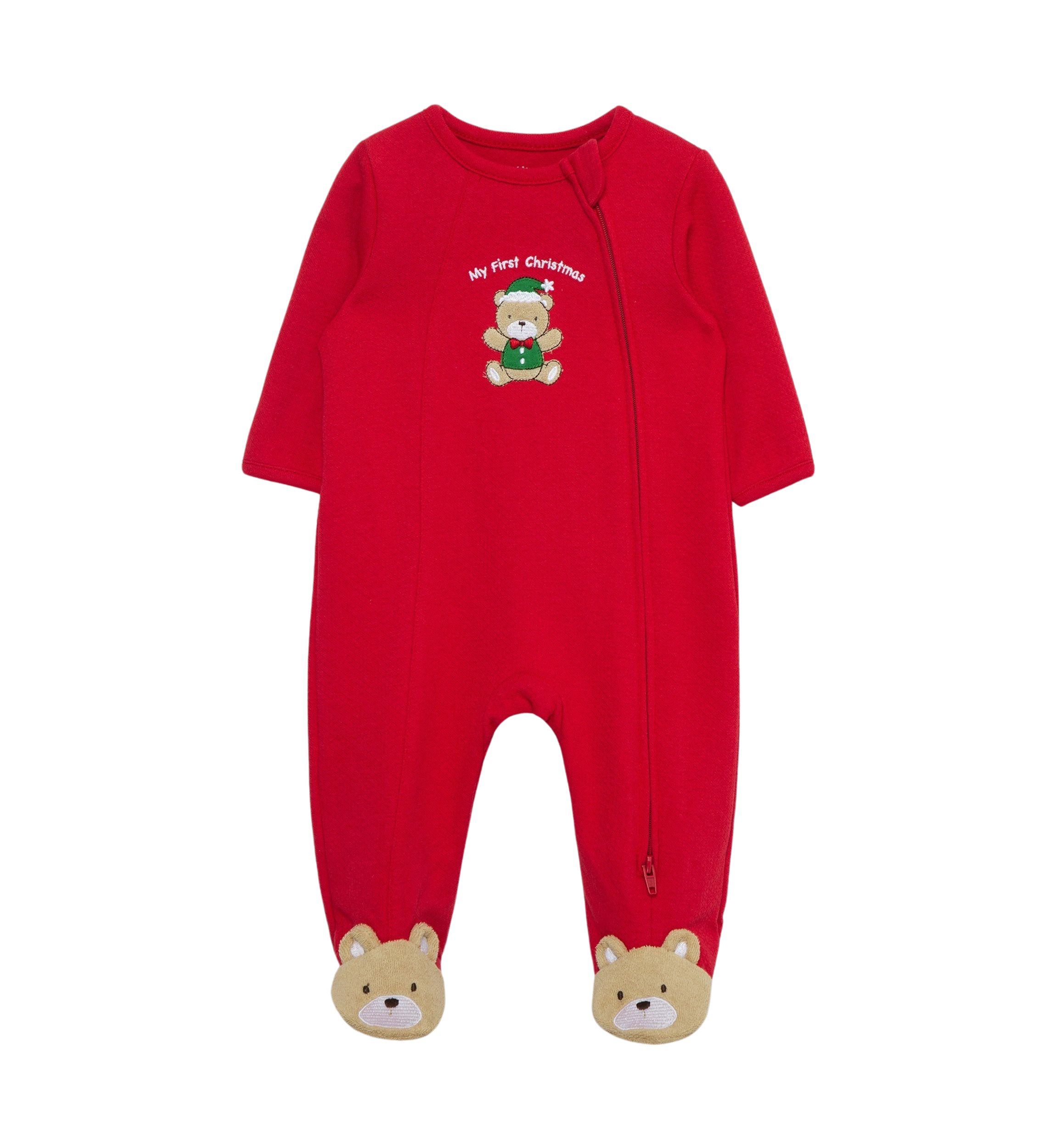 Holiday Bear Footie Pajamas