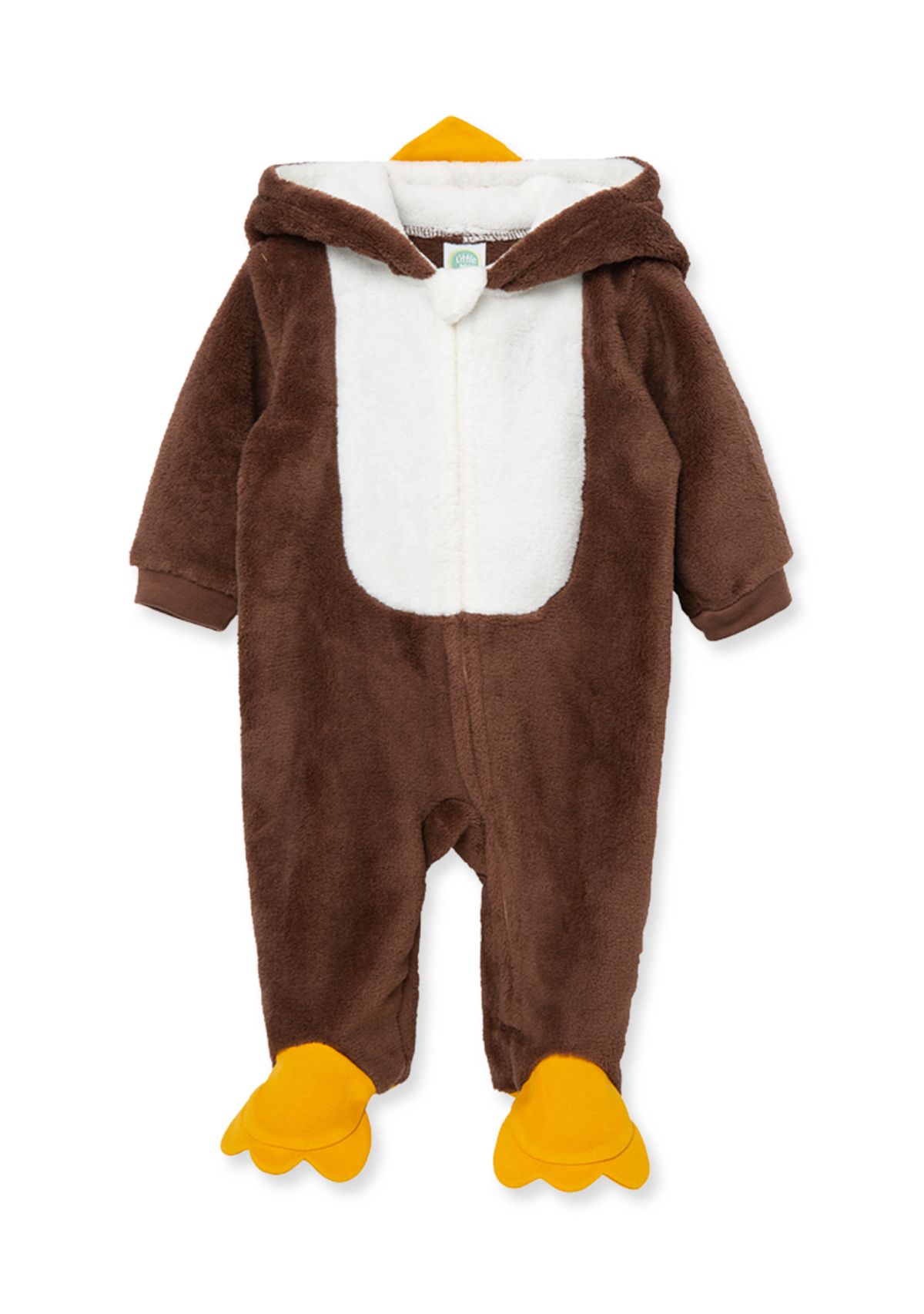 Baby Boys Turkey Minky Fleece Footie