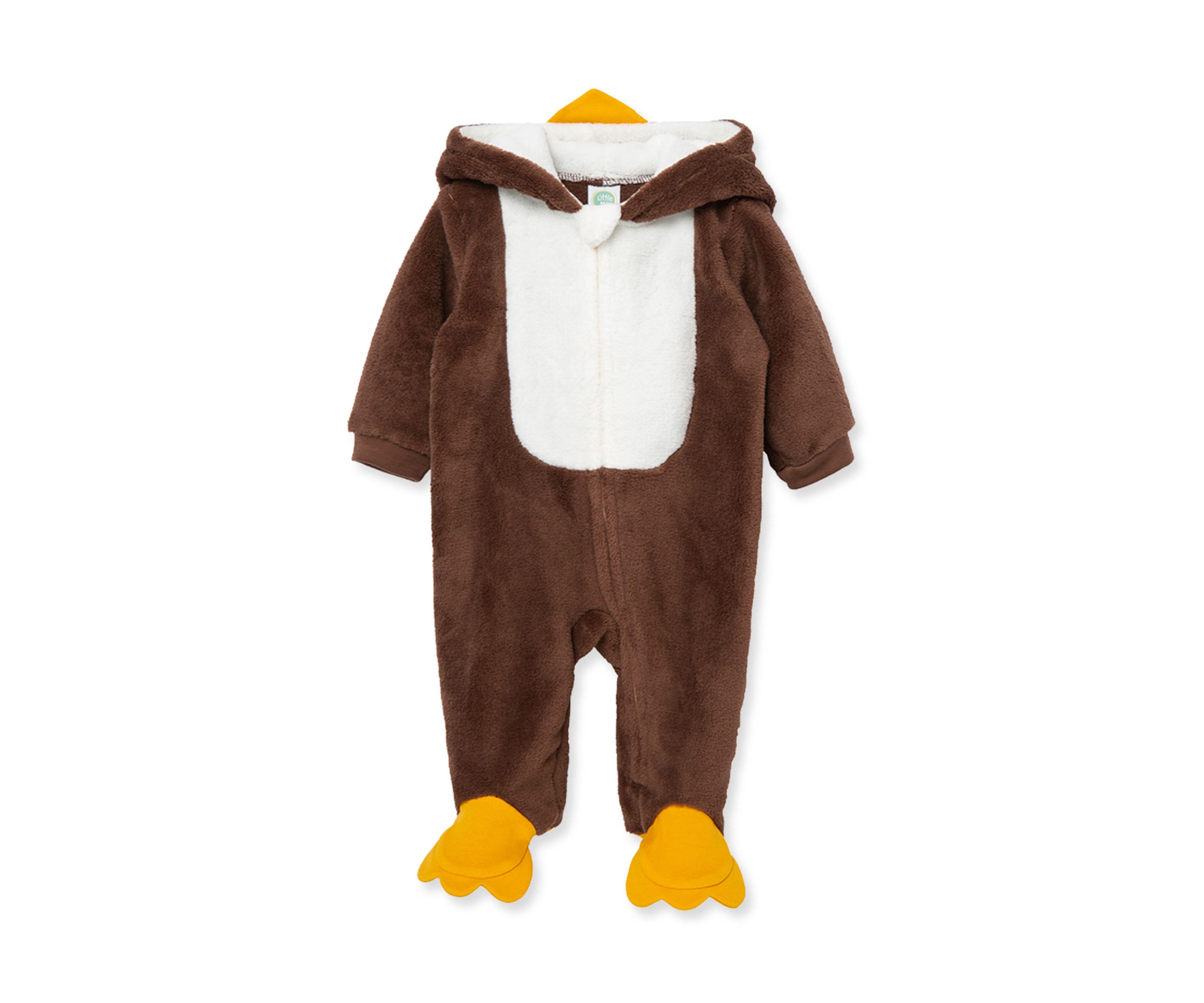 Baby Boys Turkey Minky Fleece Footie