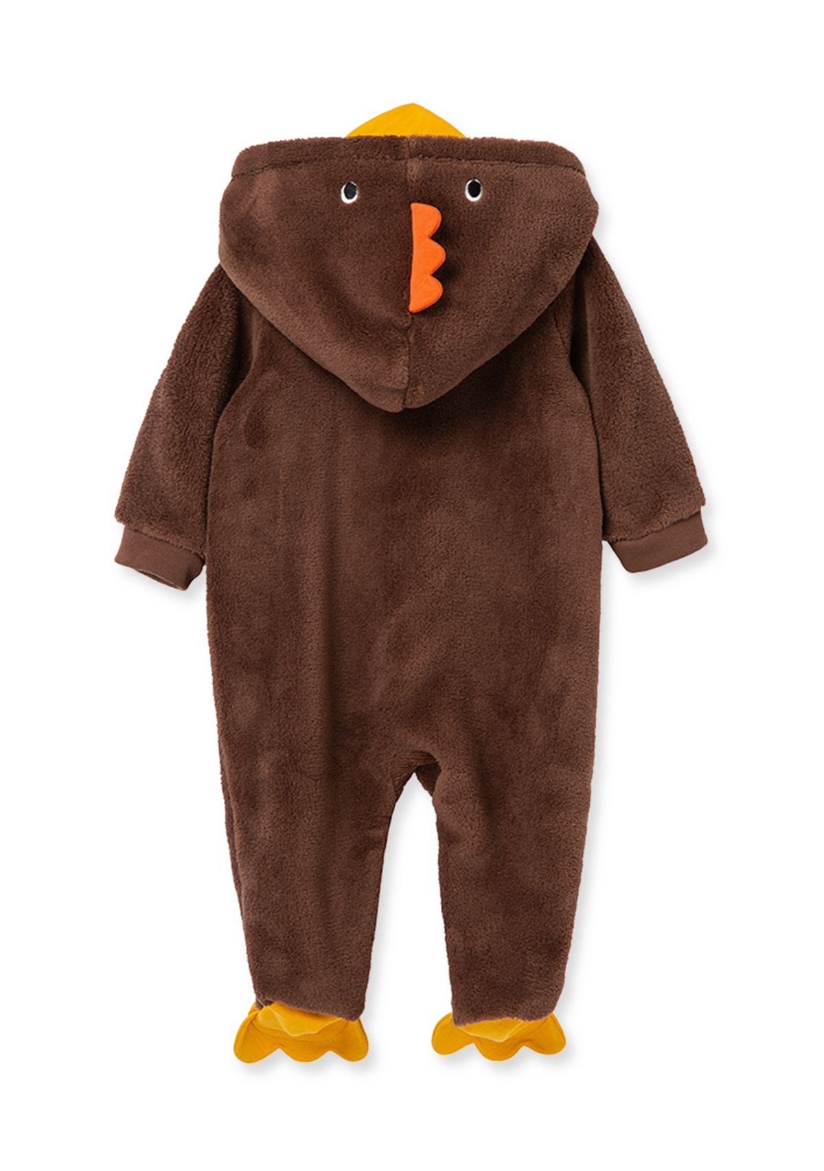 Baby Boys Turkey Minky Fleece Footie