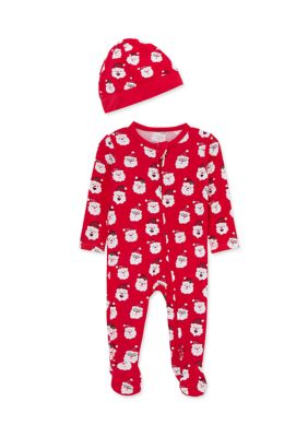 Little Me Kids Baby Fun Santa Bodysuit with Hat