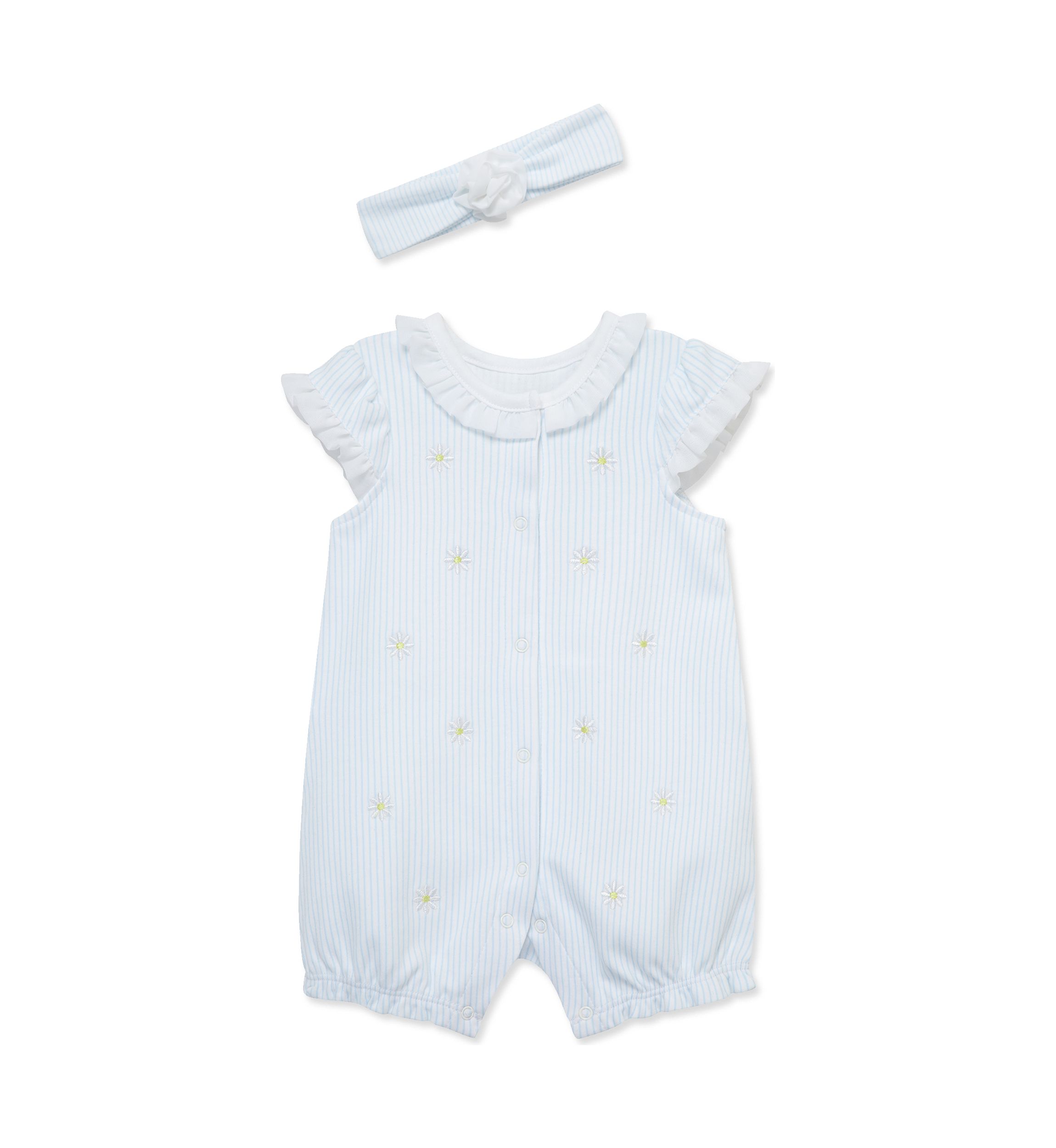 Baby Girls Daisy Romper with Headband