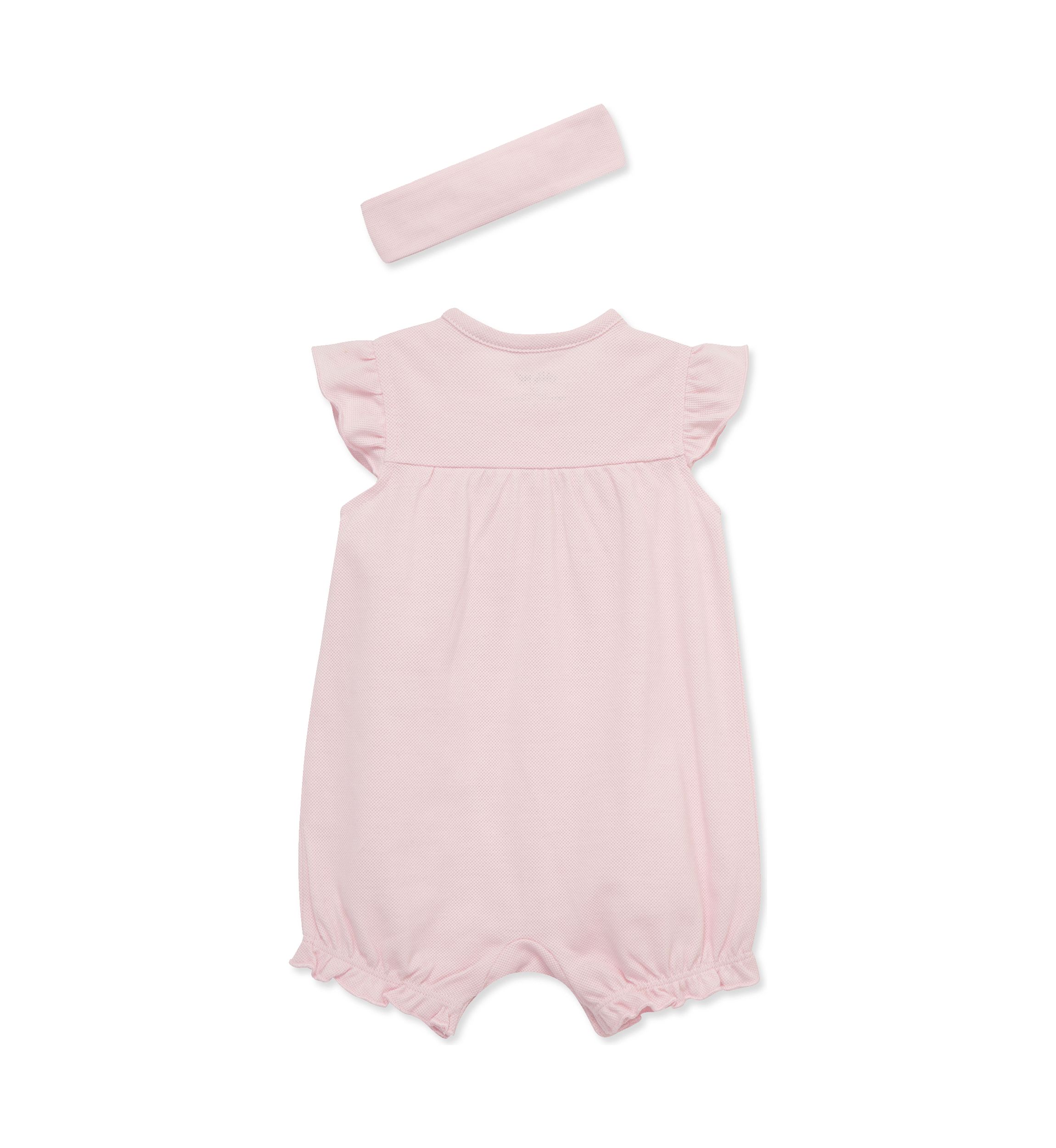 Baby Girls Sailboat Romper with Headband