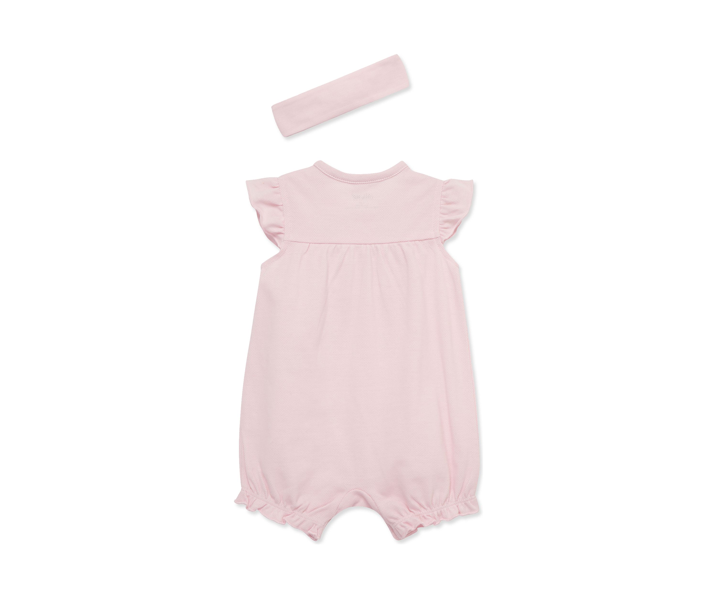 Baby Girls Sailboat Romper with Headband