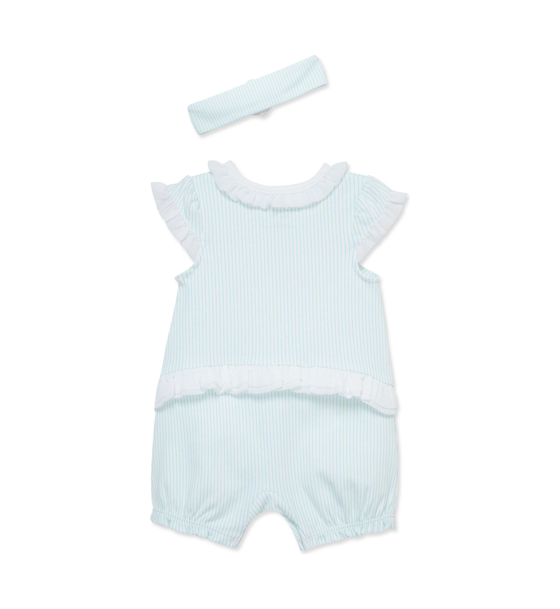 Baby Girls Strawberry Romper with Headband