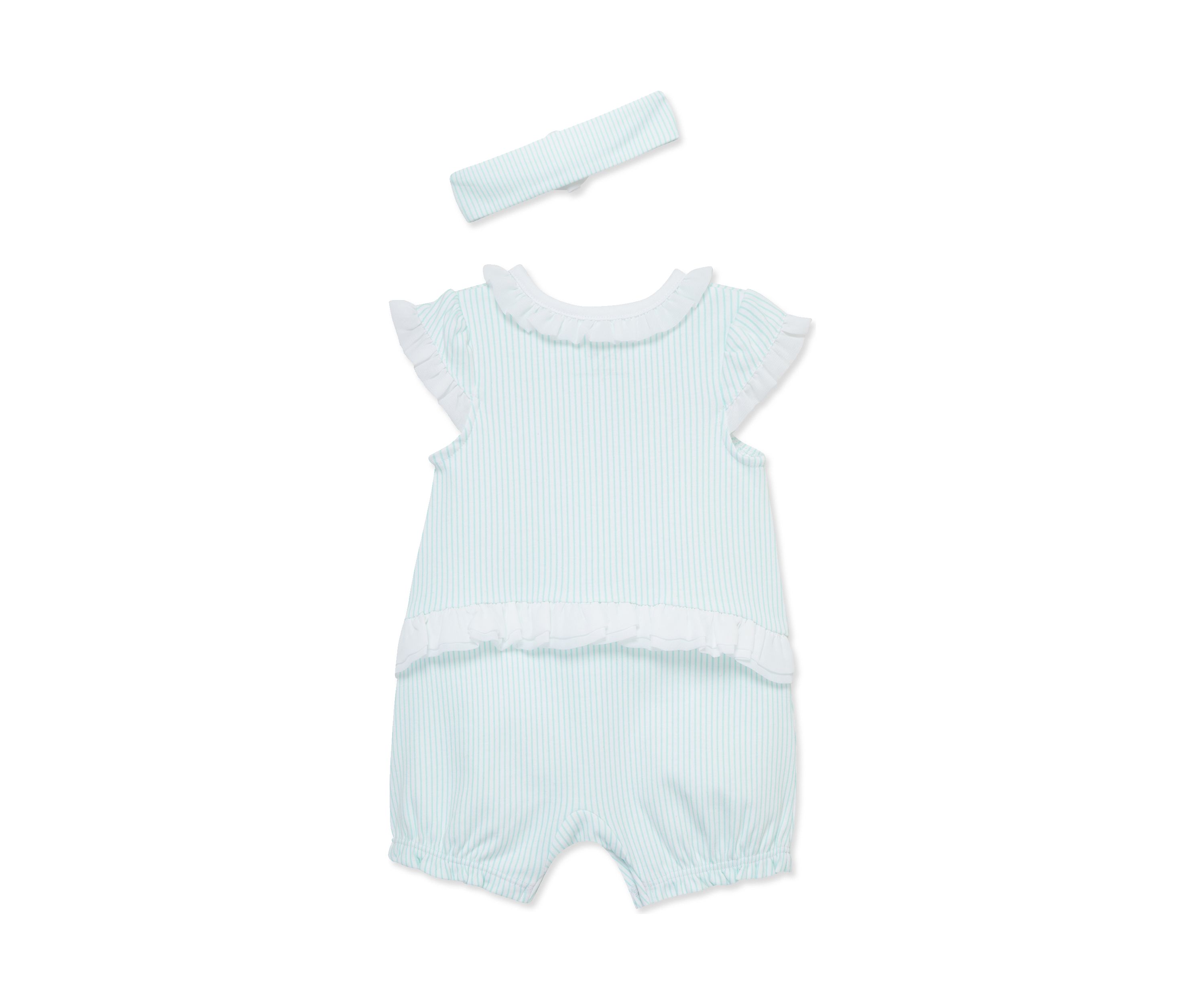 Baby Girls Strawberry Romper with Headband